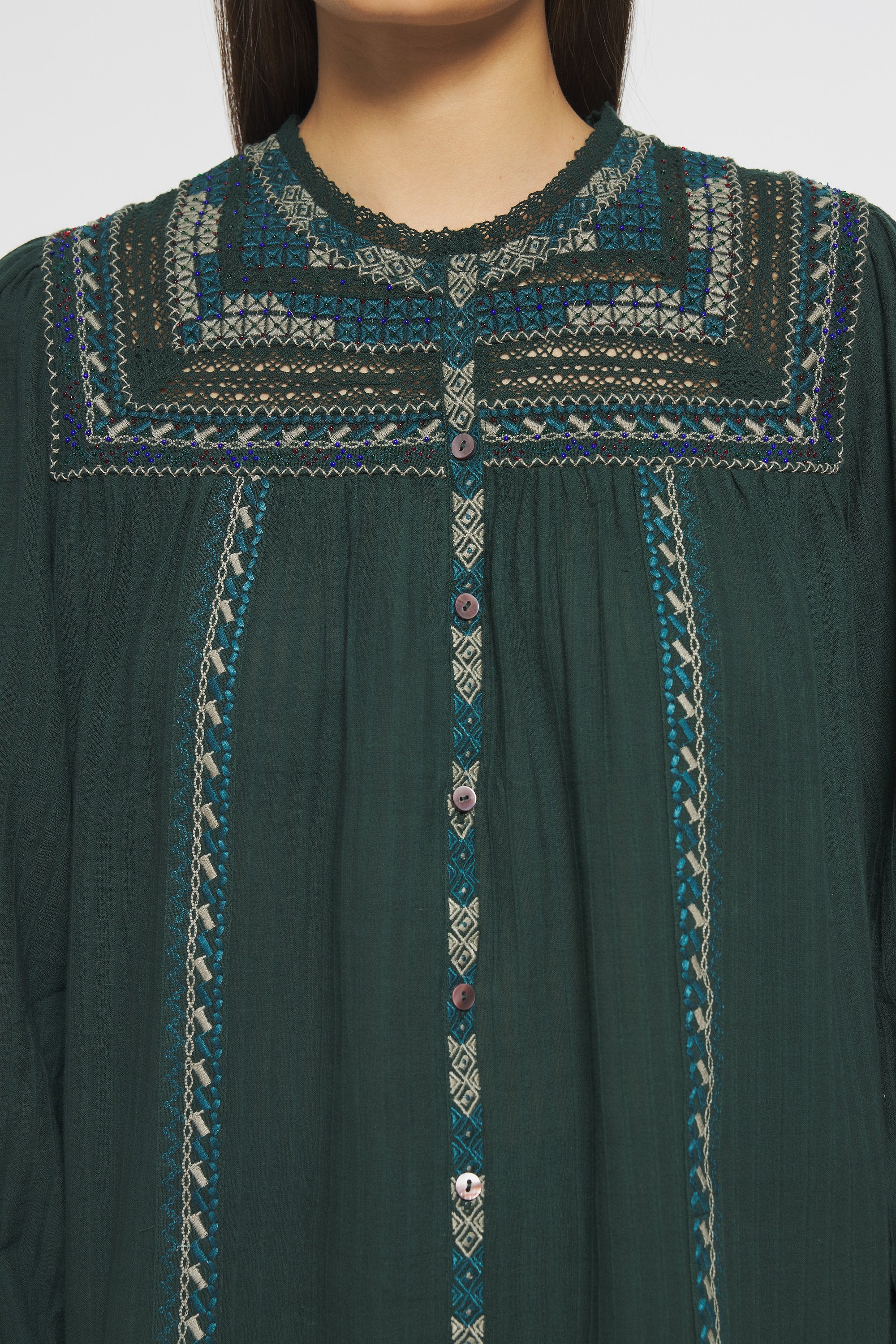 Blouse brodée Tamara