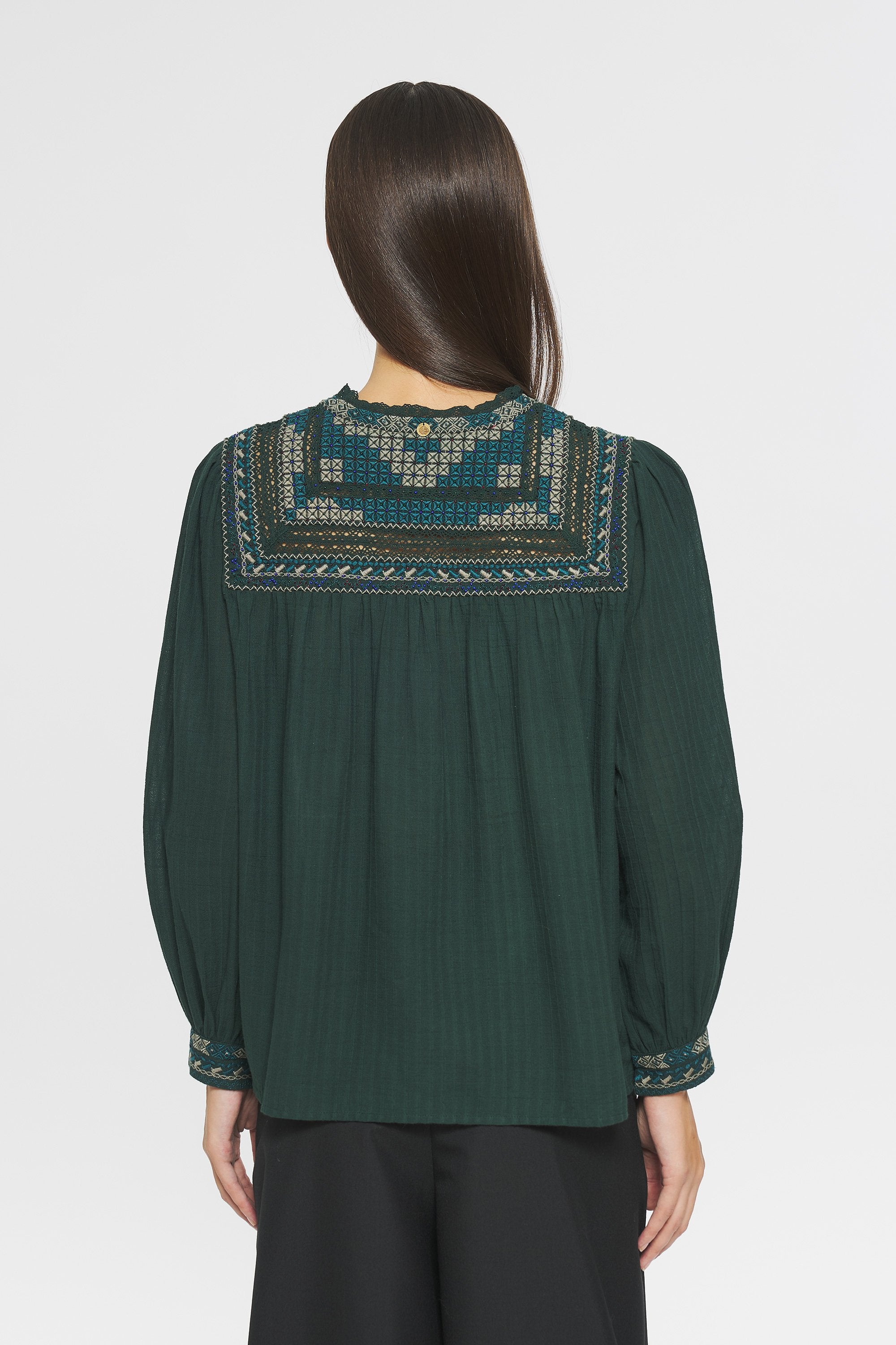 Blouse brodée Tamara