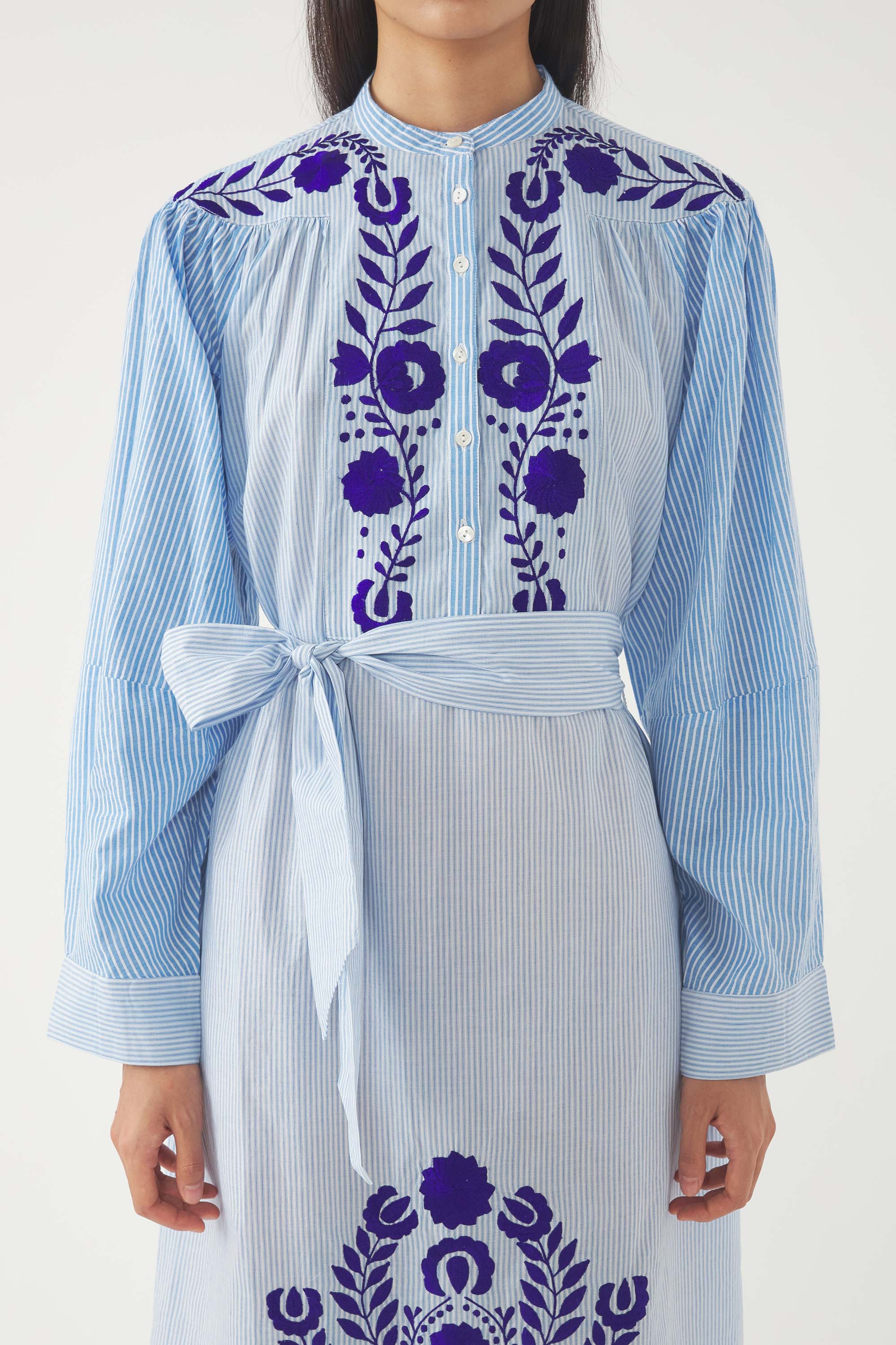 Embroidered Maxi Dress Tamir