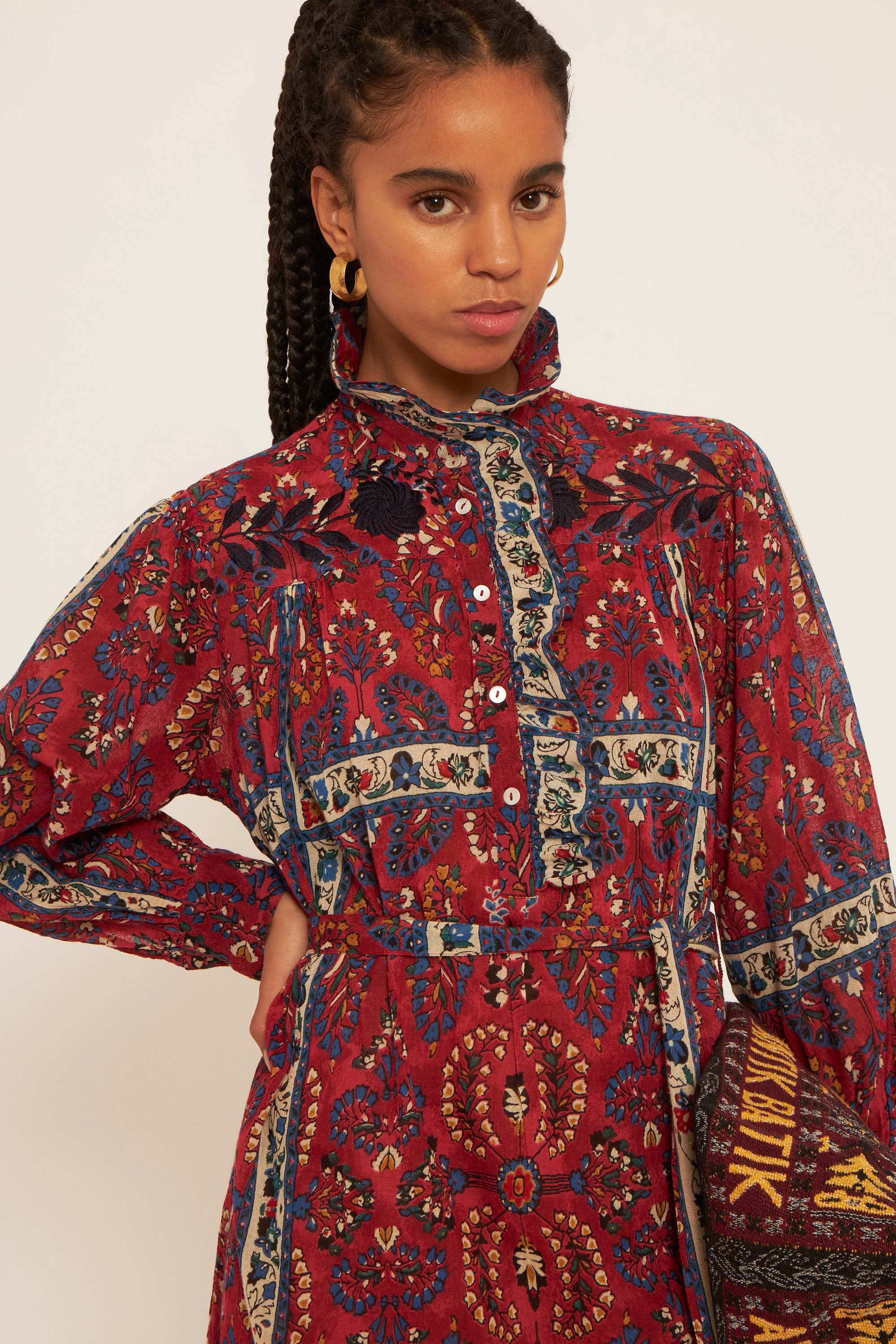 Besticktes Kleid Tamir