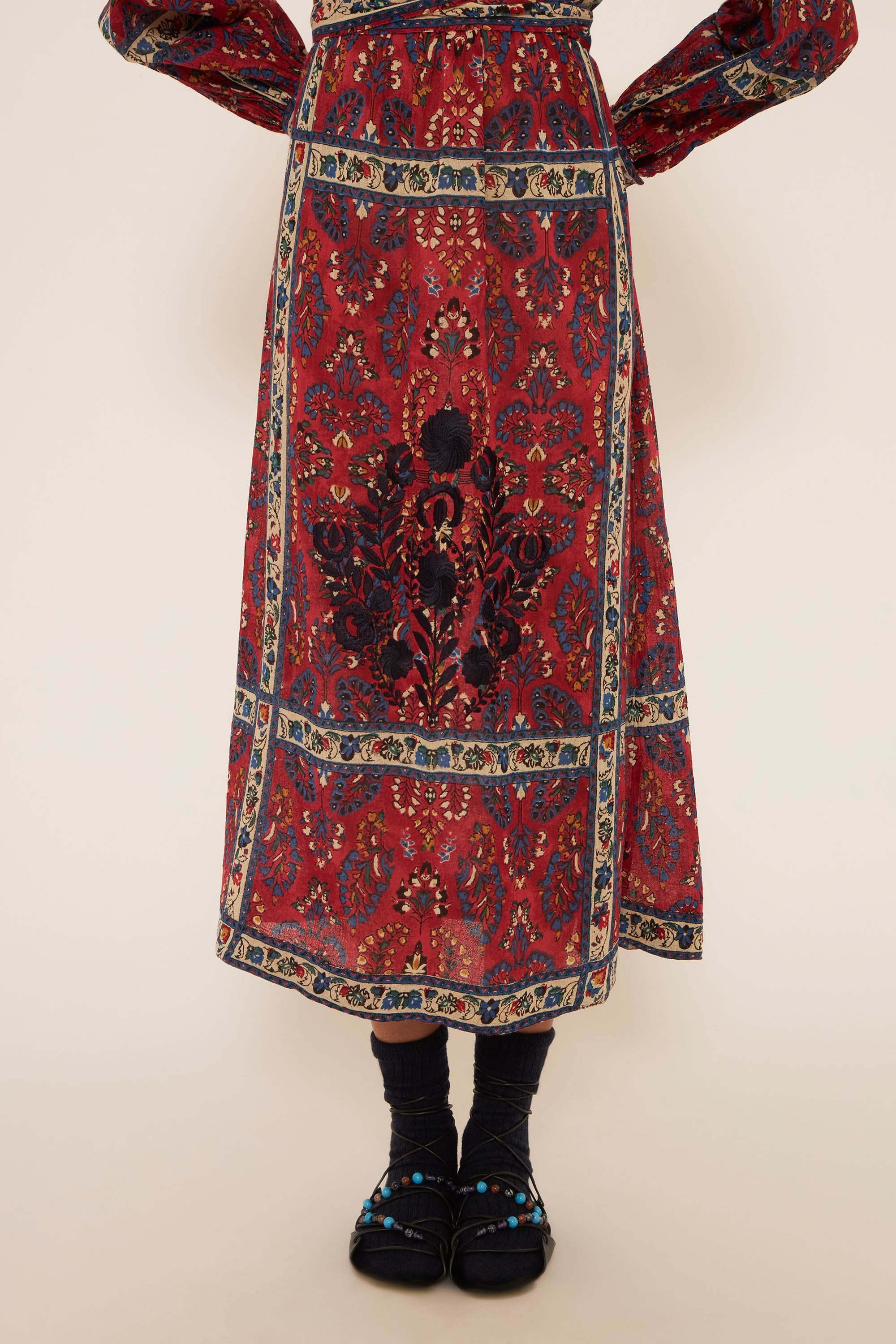 Besticktes Kleid Tamir