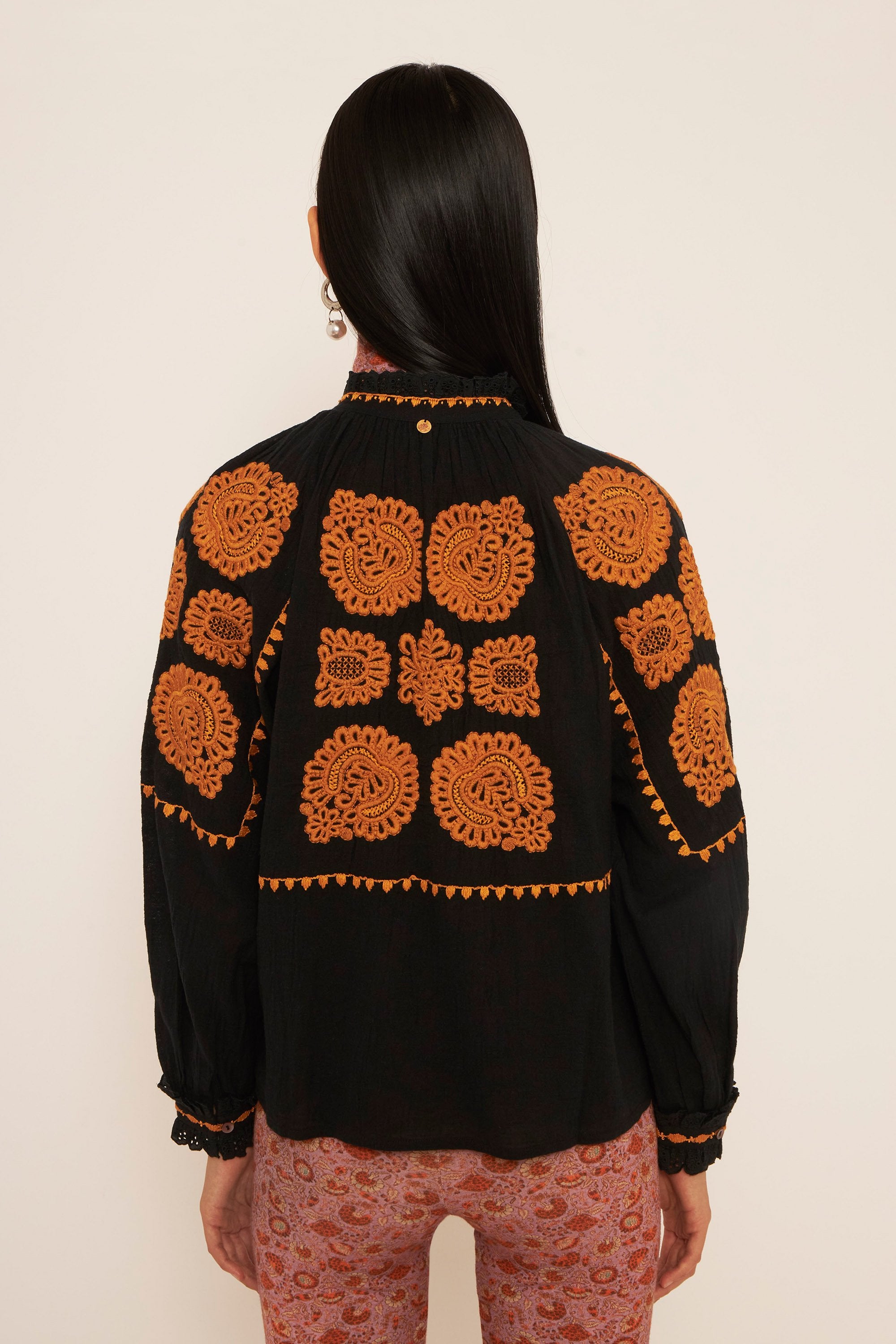 Blouse brodée Tobby