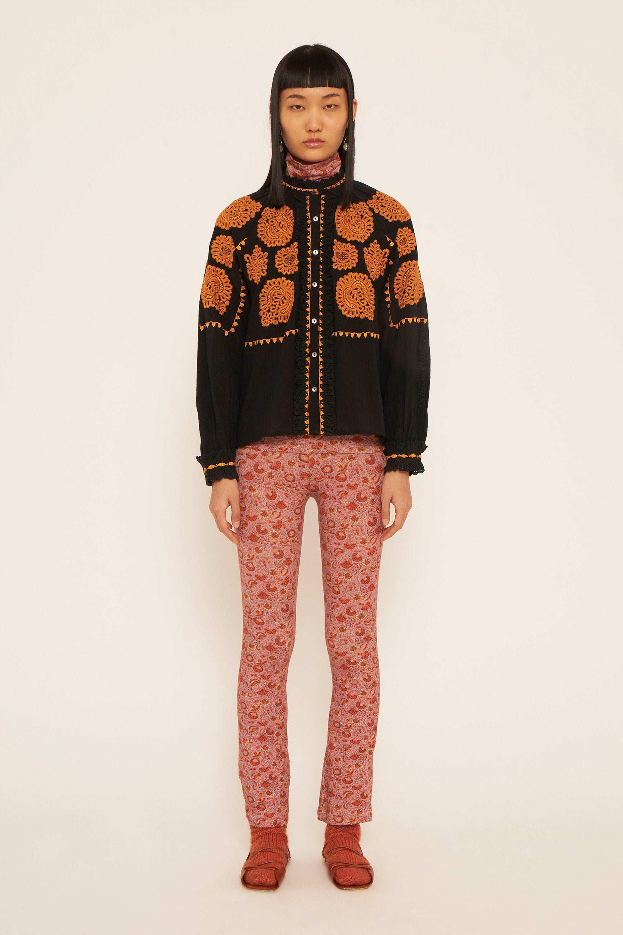 Blouse brodée Tobby