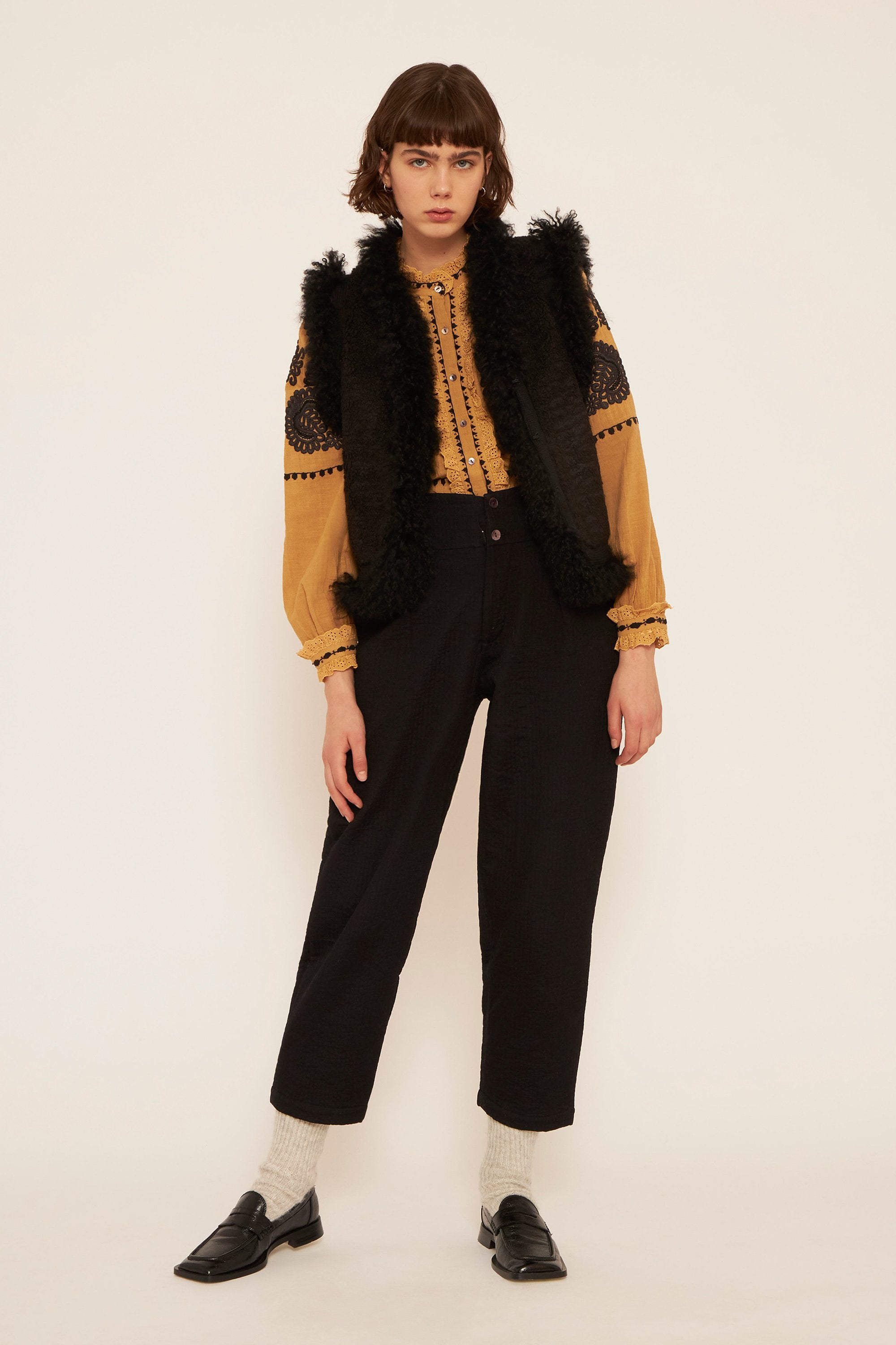 Blouse brodée Tobby