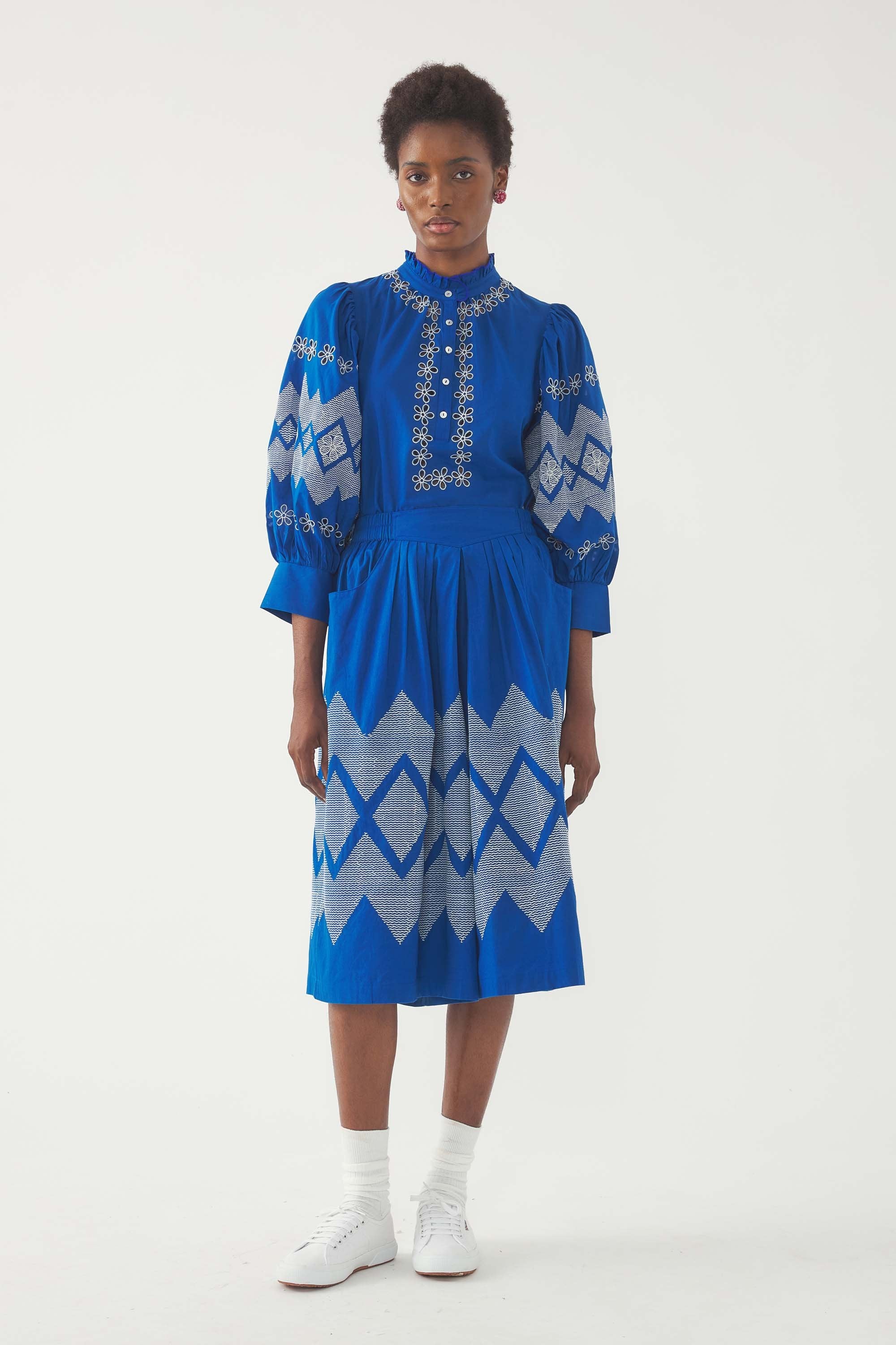 Blouse brodée Tolede