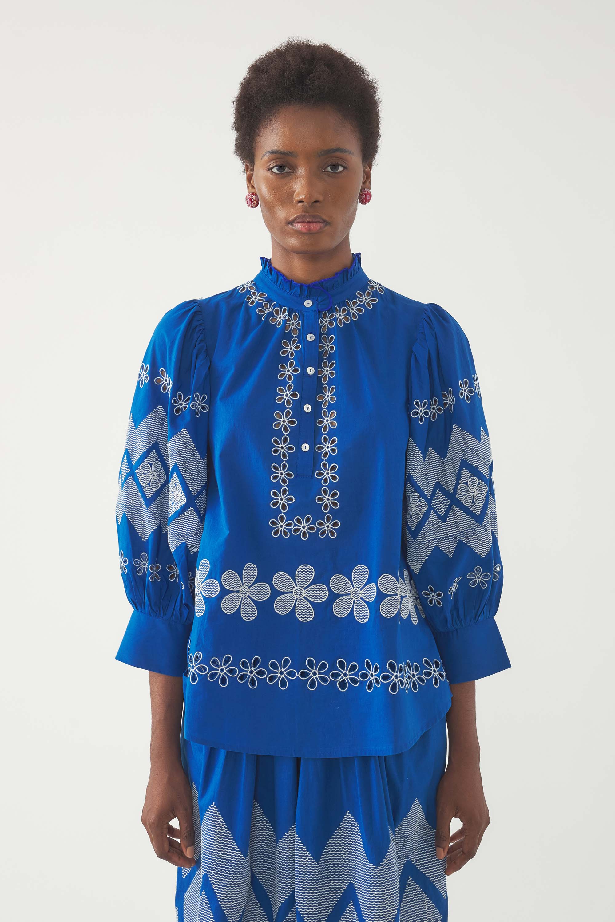 Blouse brodée Tolede