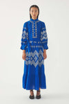 Embroidered Maxi Dress Tolede