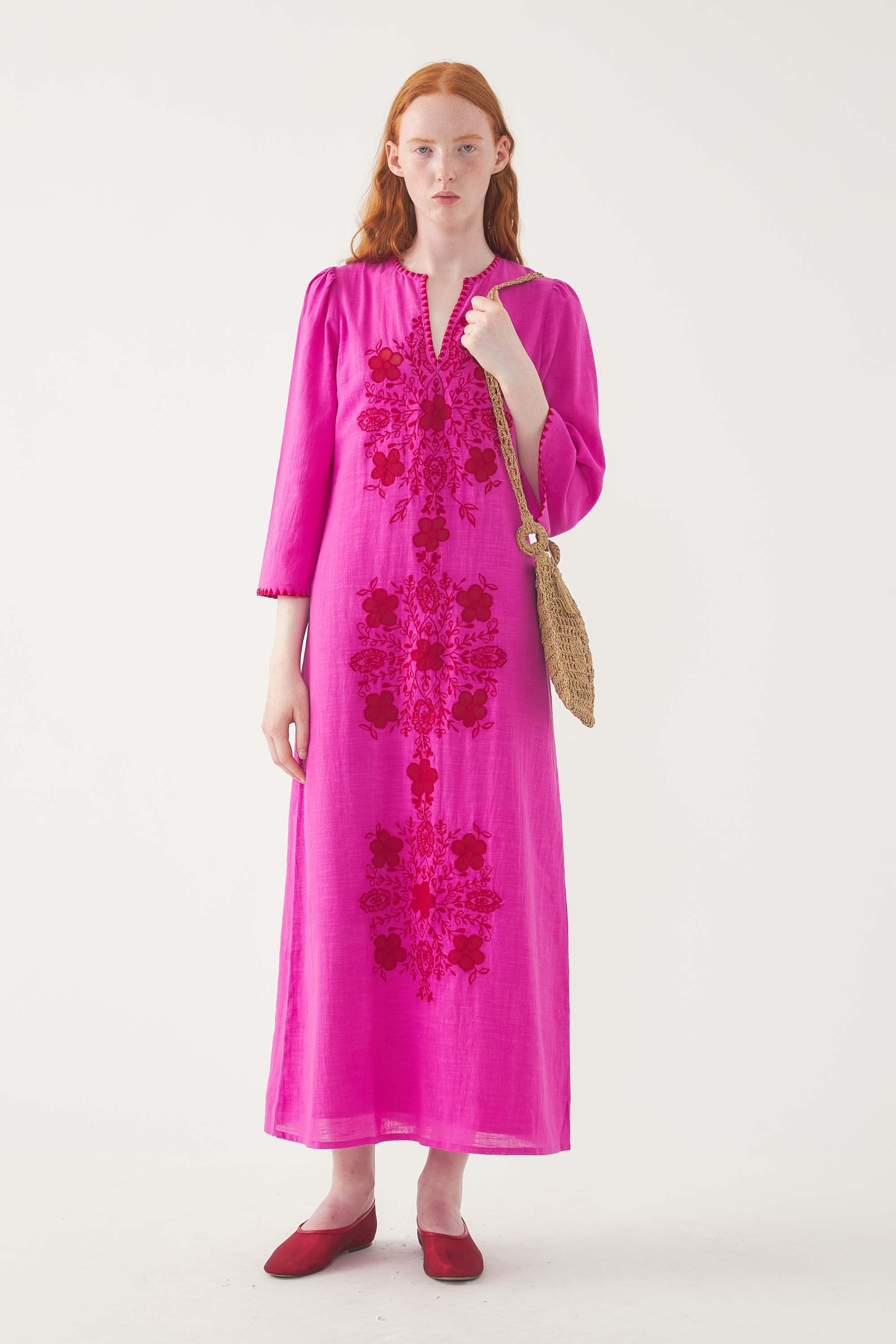 Embroidered Maxi Dress Vahani