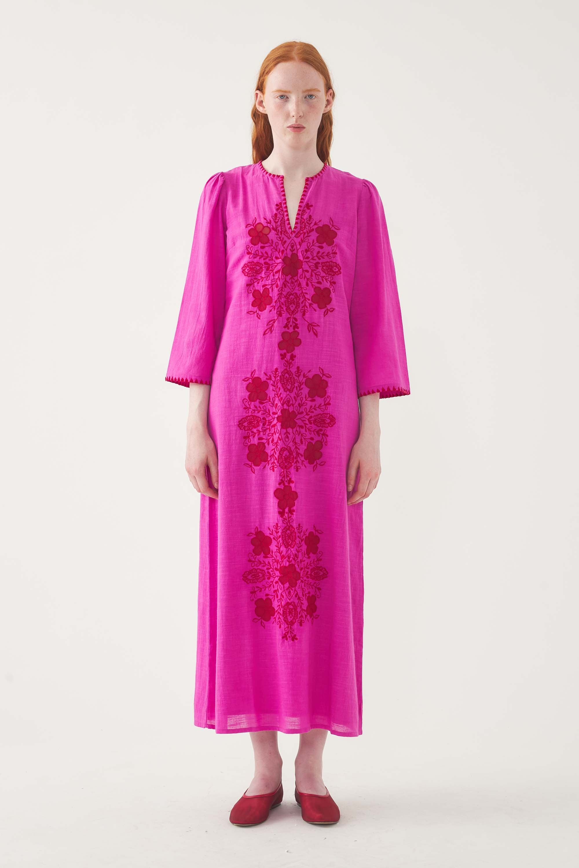 Embroidered Maxi Dress Vahani