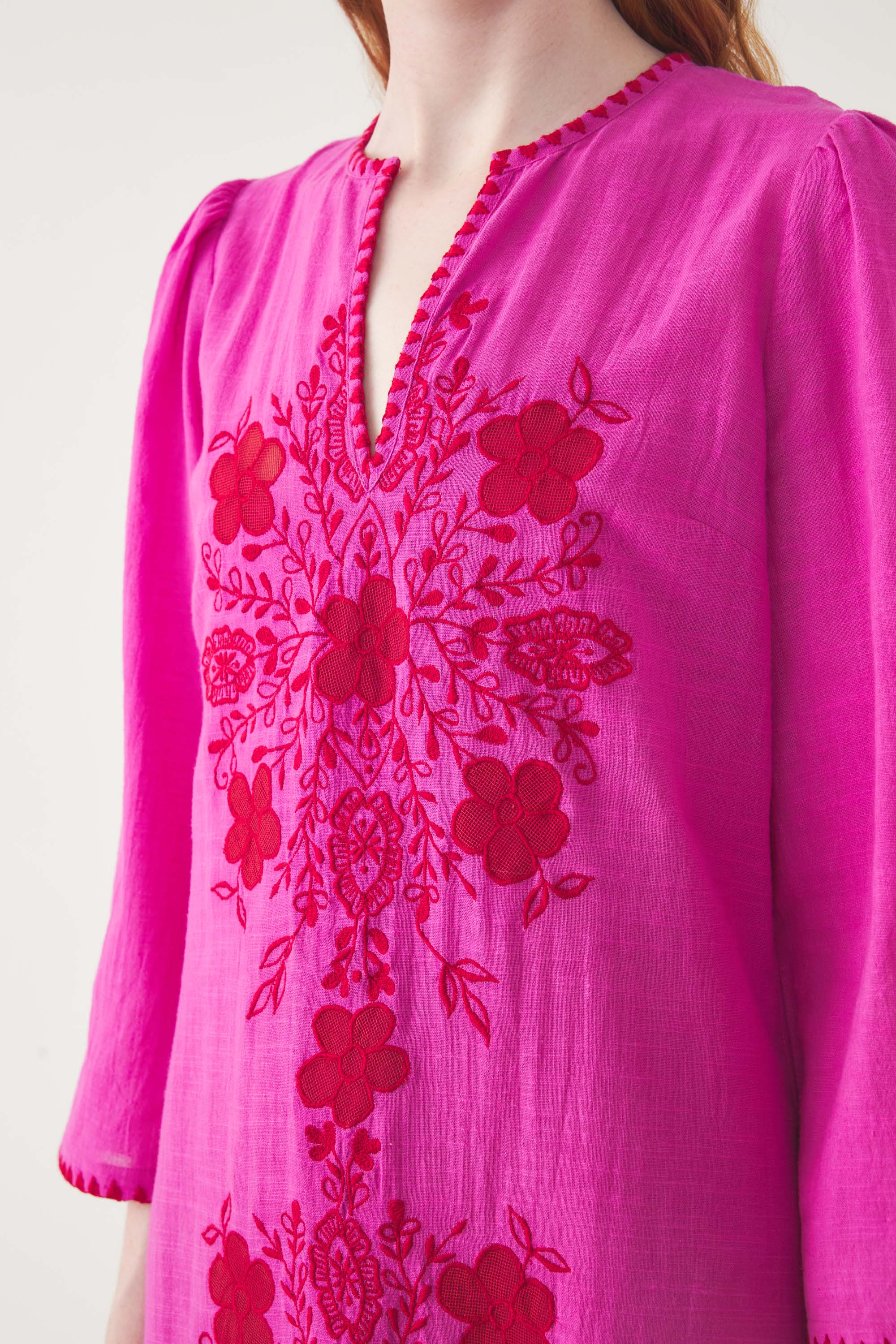 Embroidered Maxi Dress Vahani