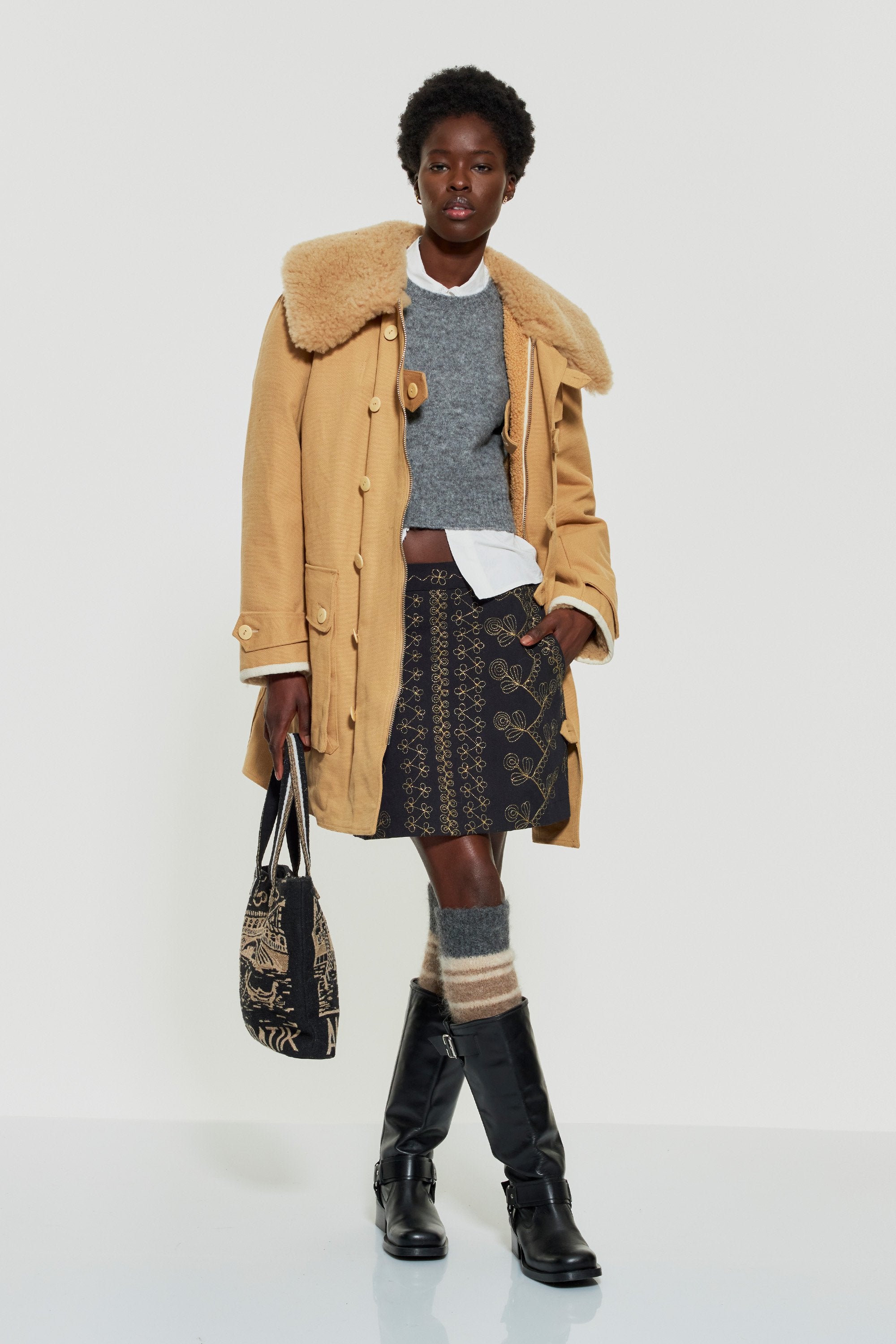 Venise woven tote bag