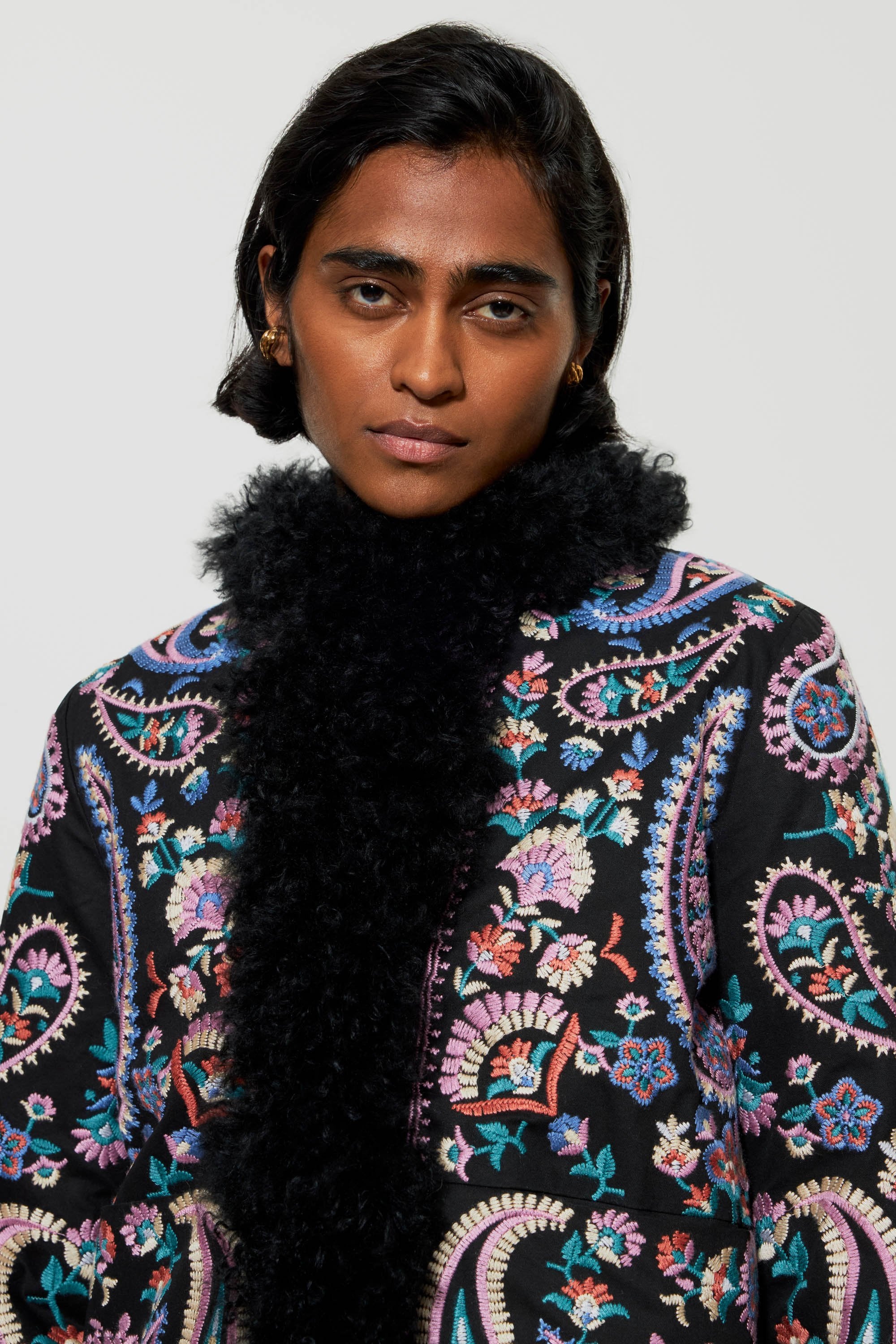 Veste brodée Wesley