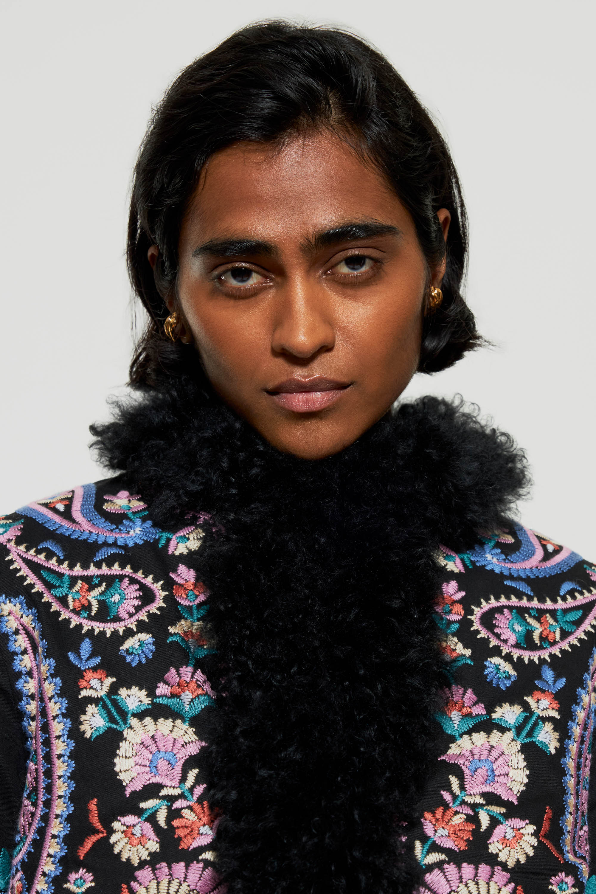 Veste brodée Wesley