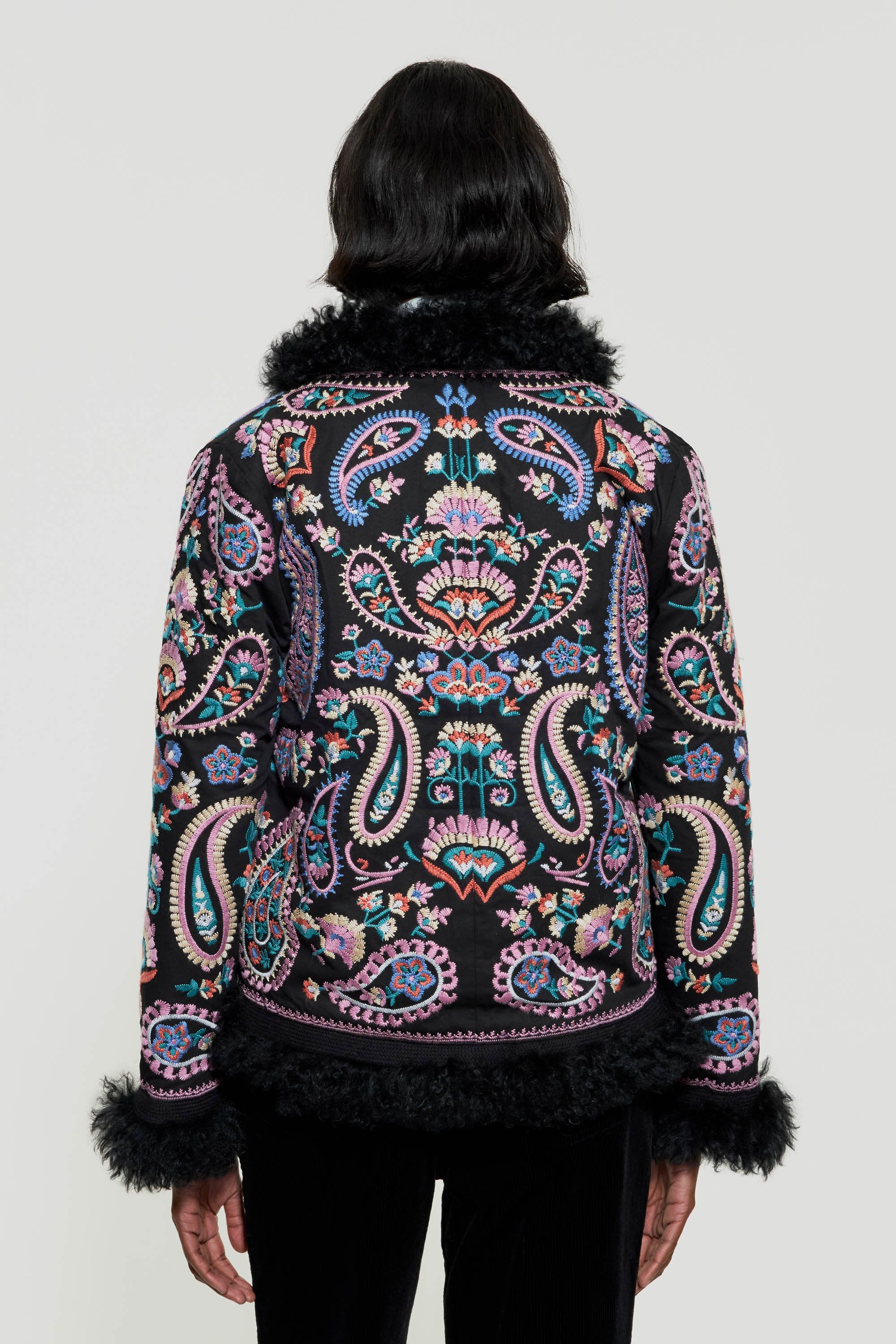 Veste brodée Wesley