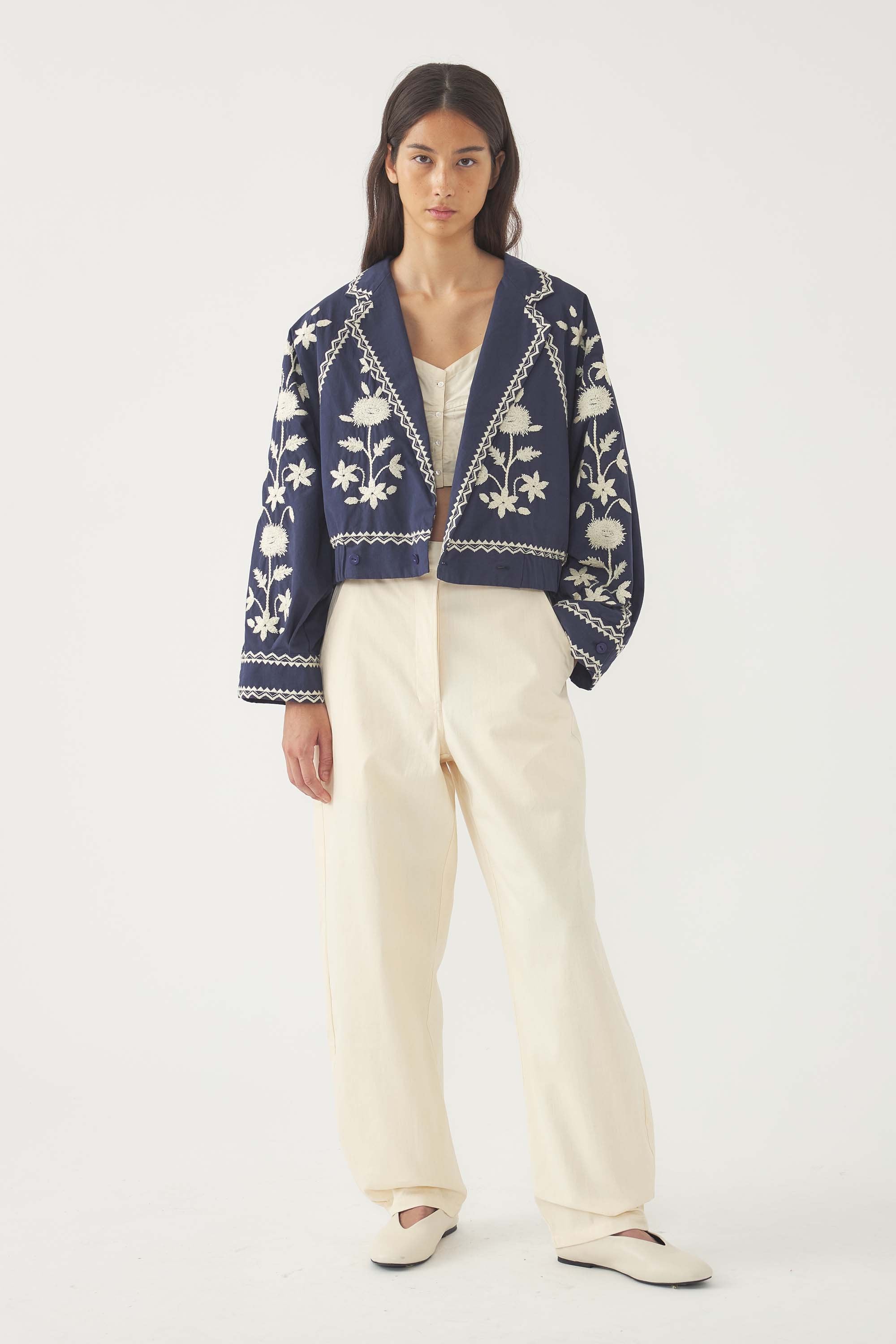 Embroidered Bomber Jacket Winna