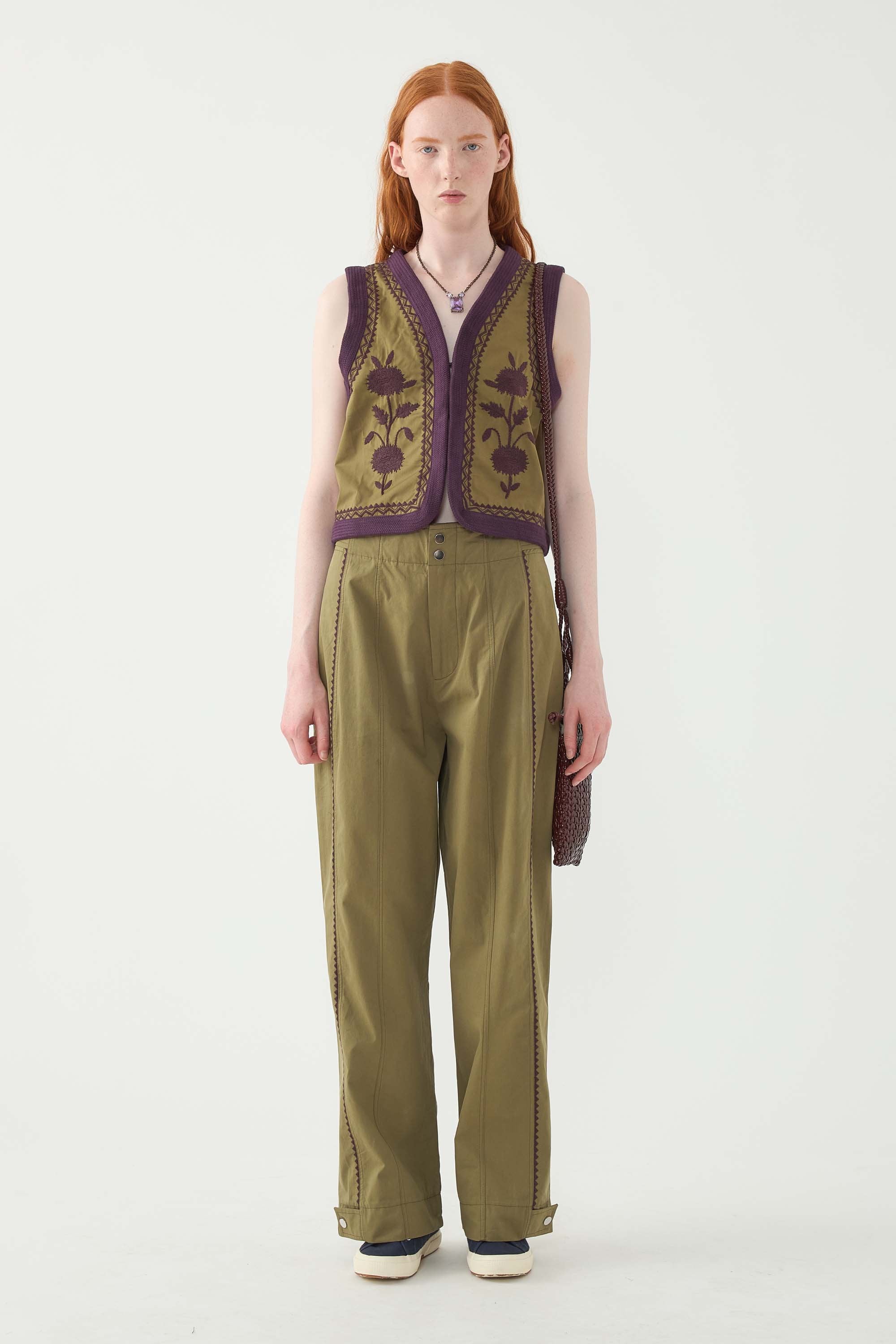 Embroidered Vest Winna