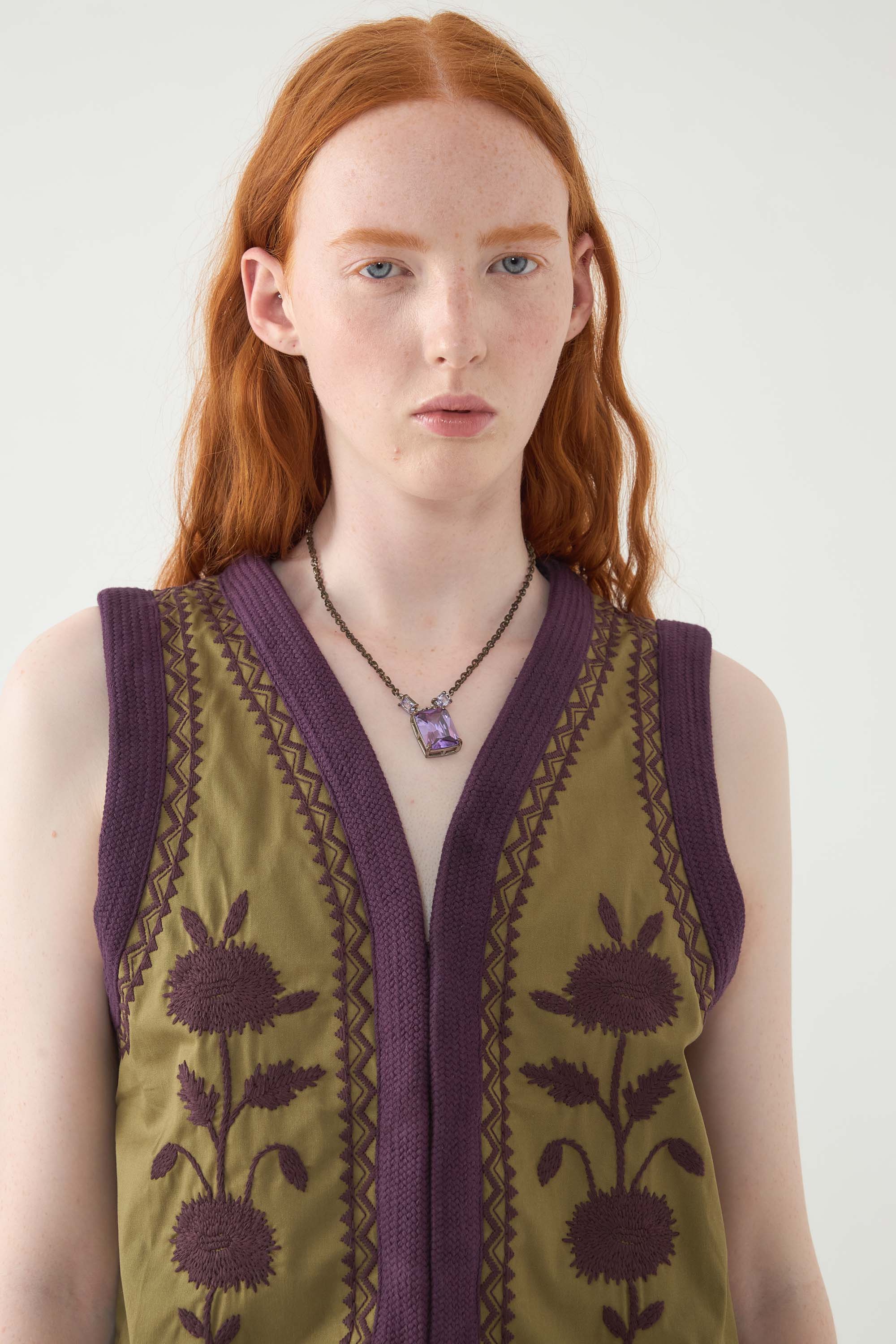 Embroidered Vest Winna