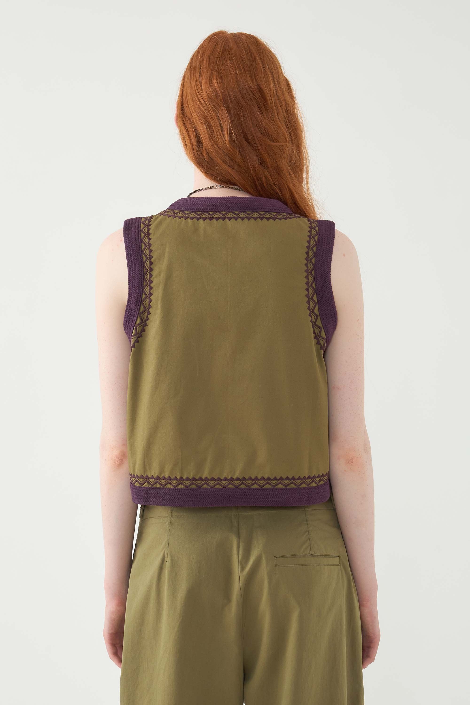 Embroidered Vest Winna