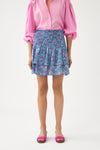 Smocked miniskirt Zena