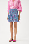 Smocked miniskirt Zena