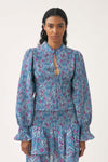 Smocked blouse Zena