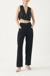 Hand-embroidered gilet Zeniba