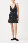 Hand-embroidered mini dress Zeniba