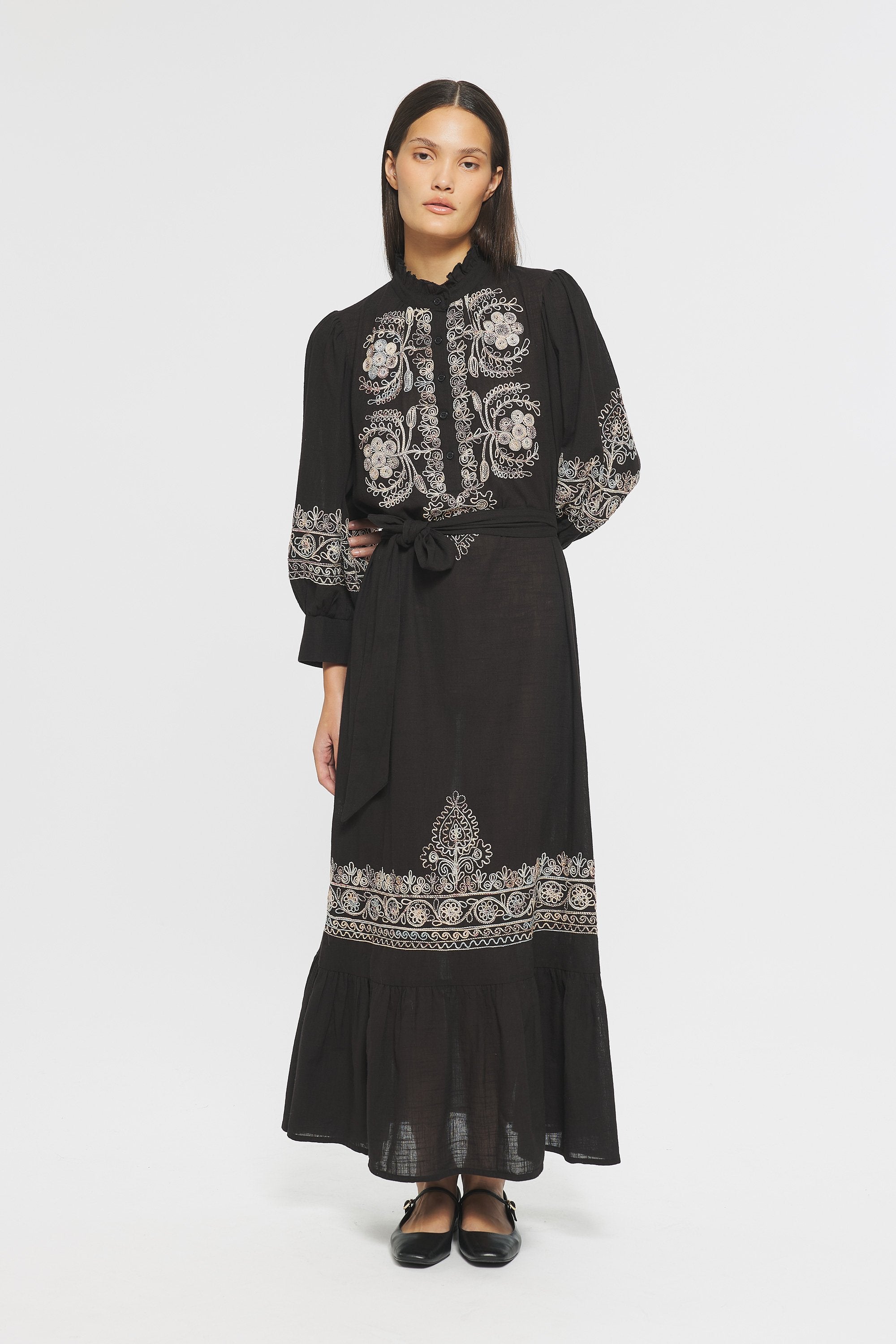 Ziggy Embroidered maxi dress