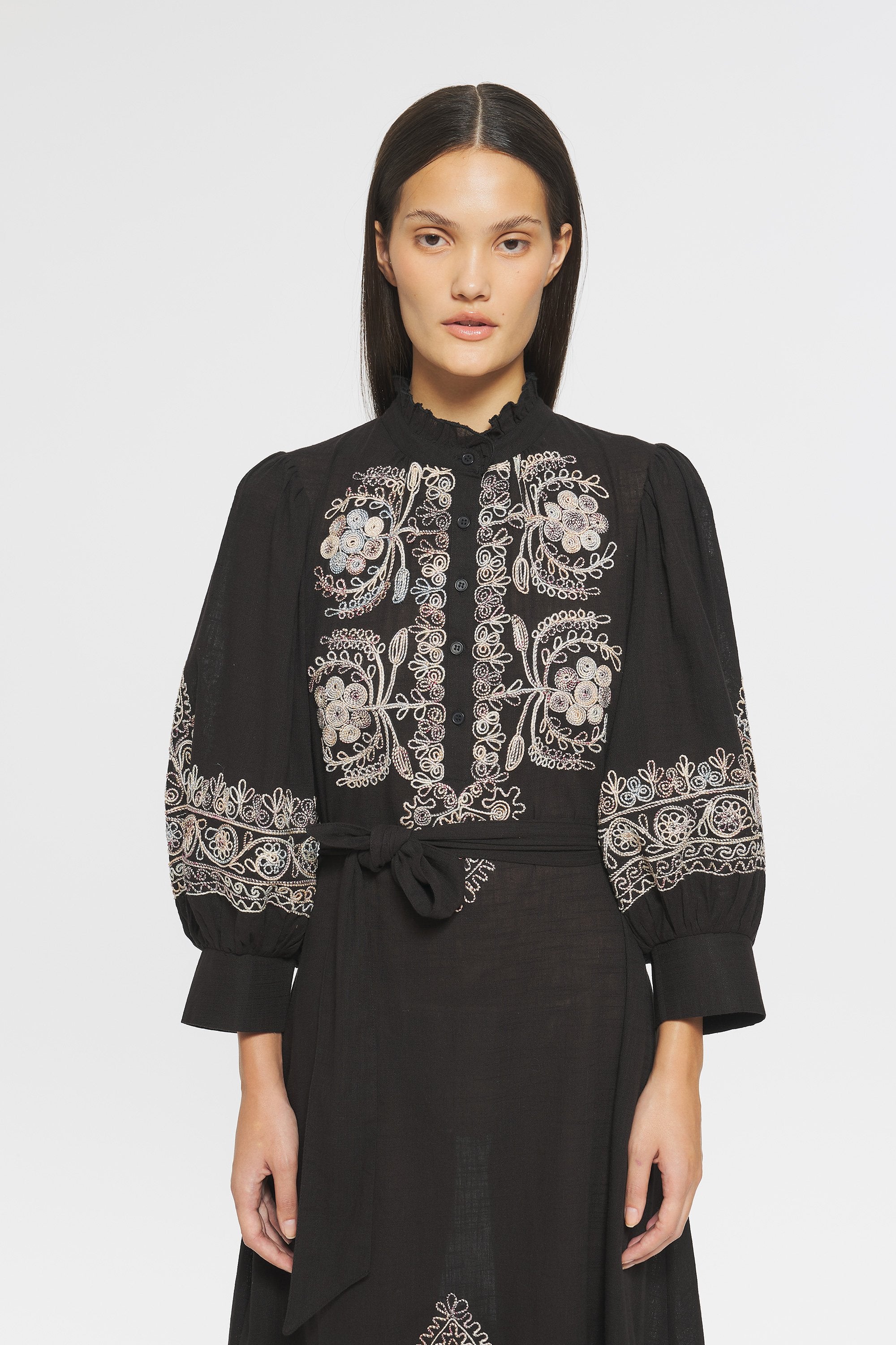 Ziggy Embroidered maxi dress