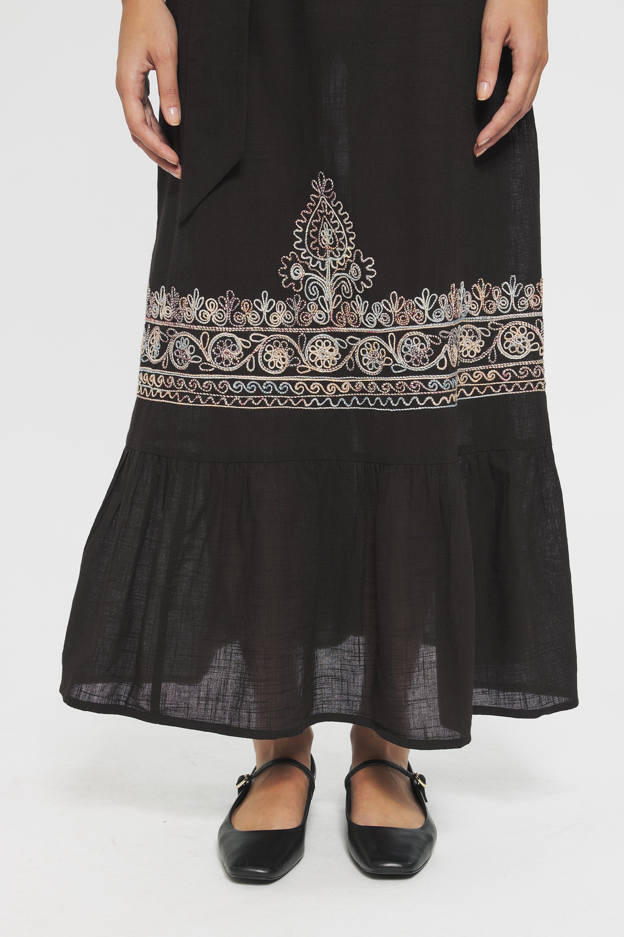 Ziggy Embroidered maxi dress