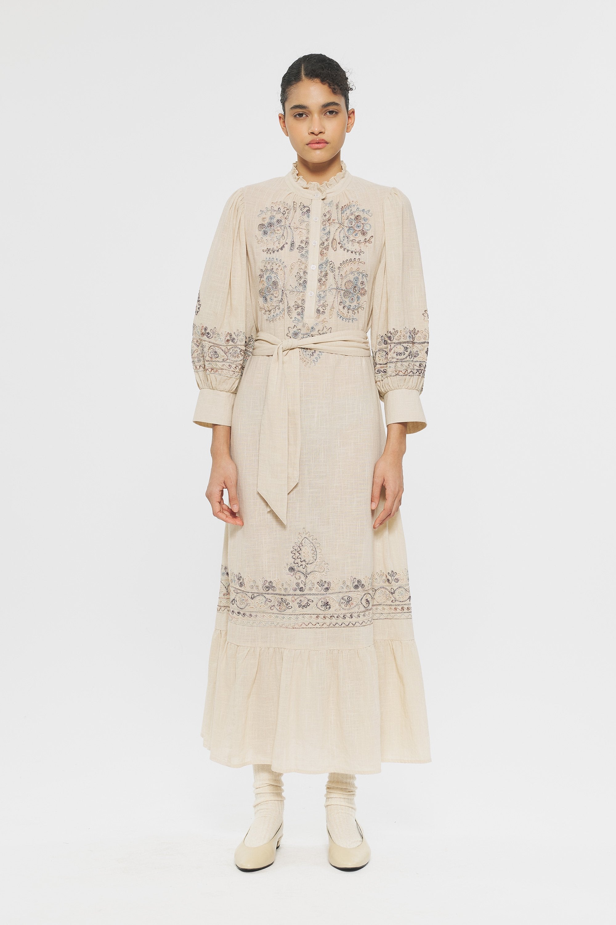 Ziggy Embroidered maxi dress