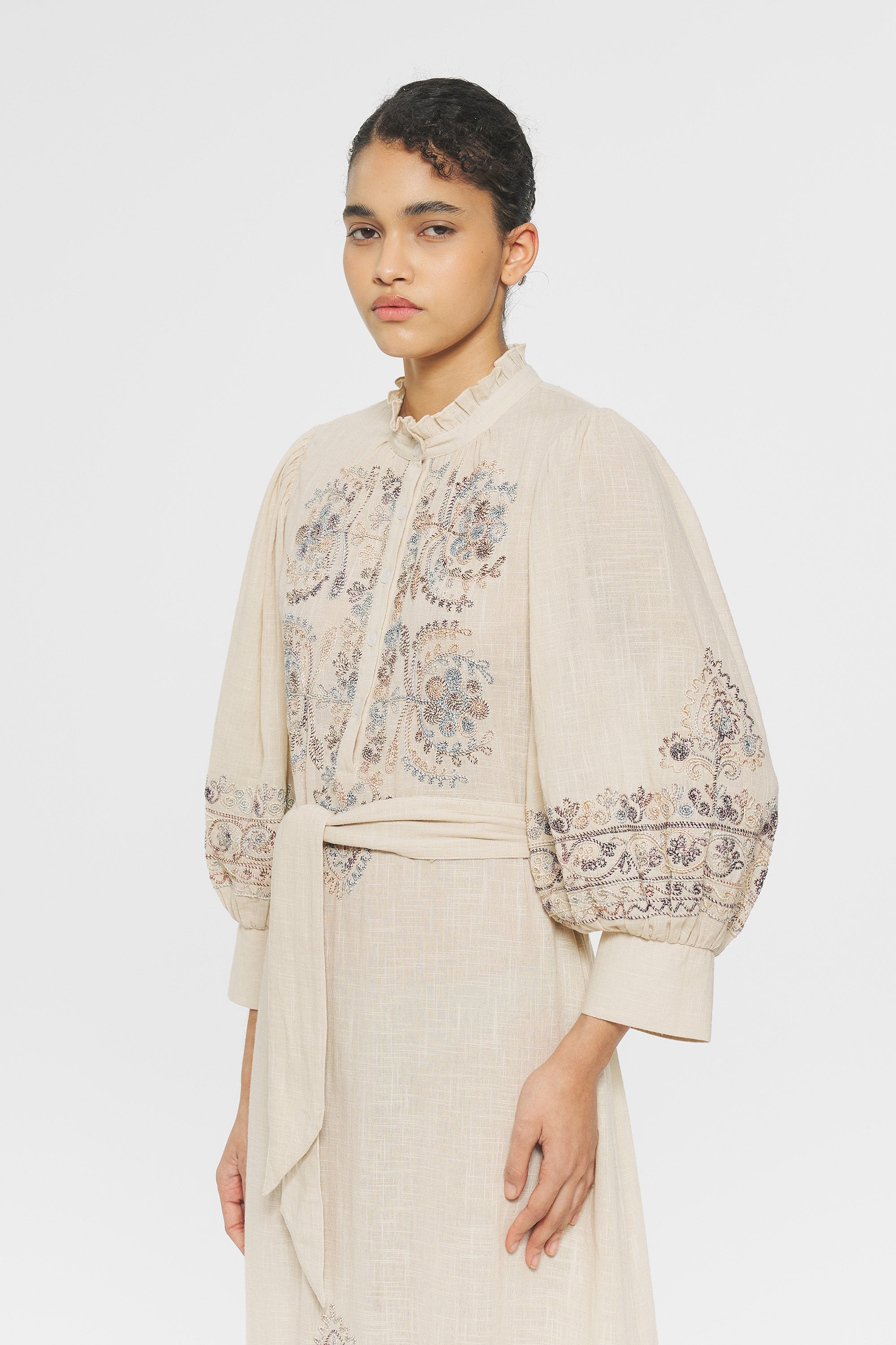 Ziggy Embroidered maxi dress