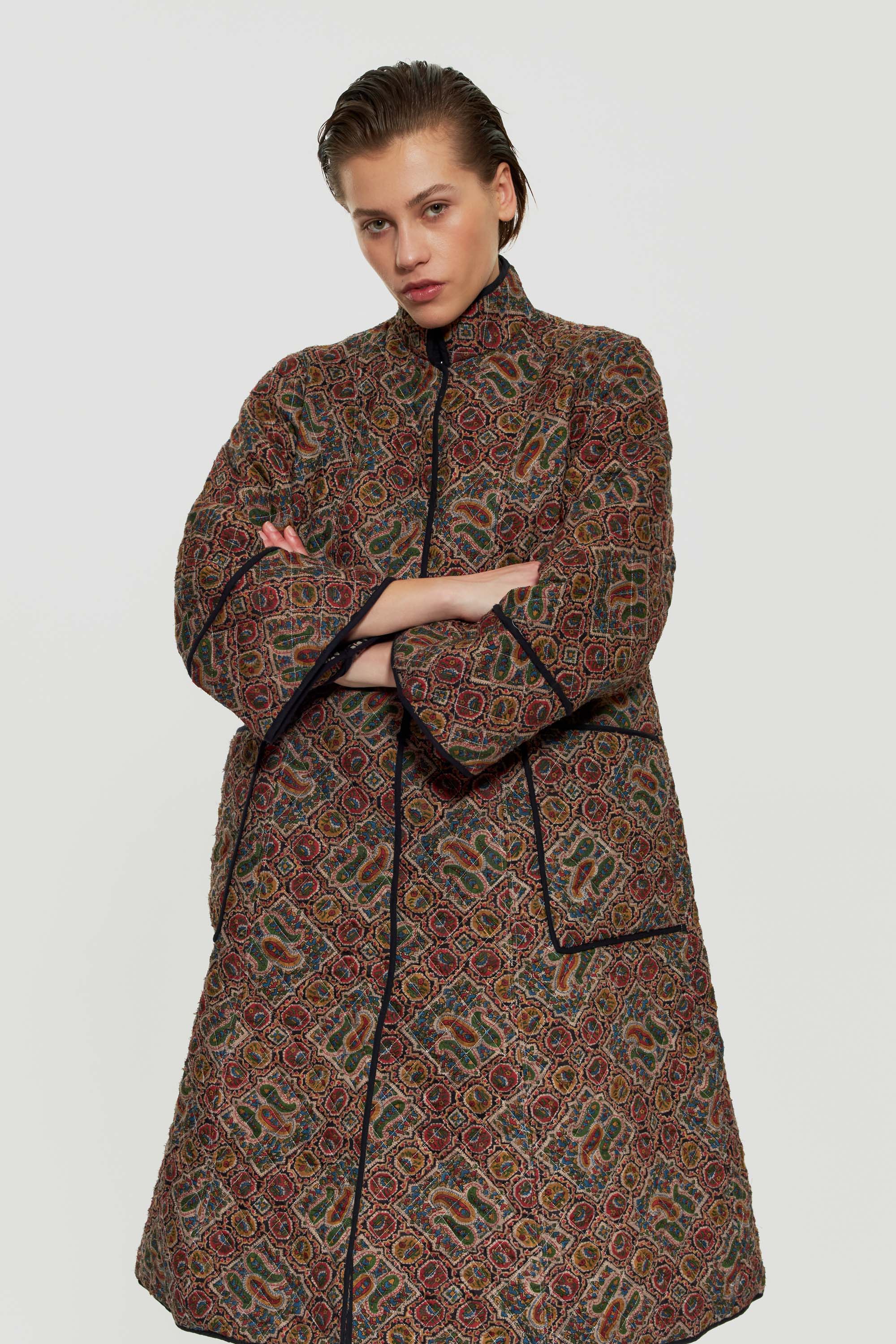 Zina quilted coat