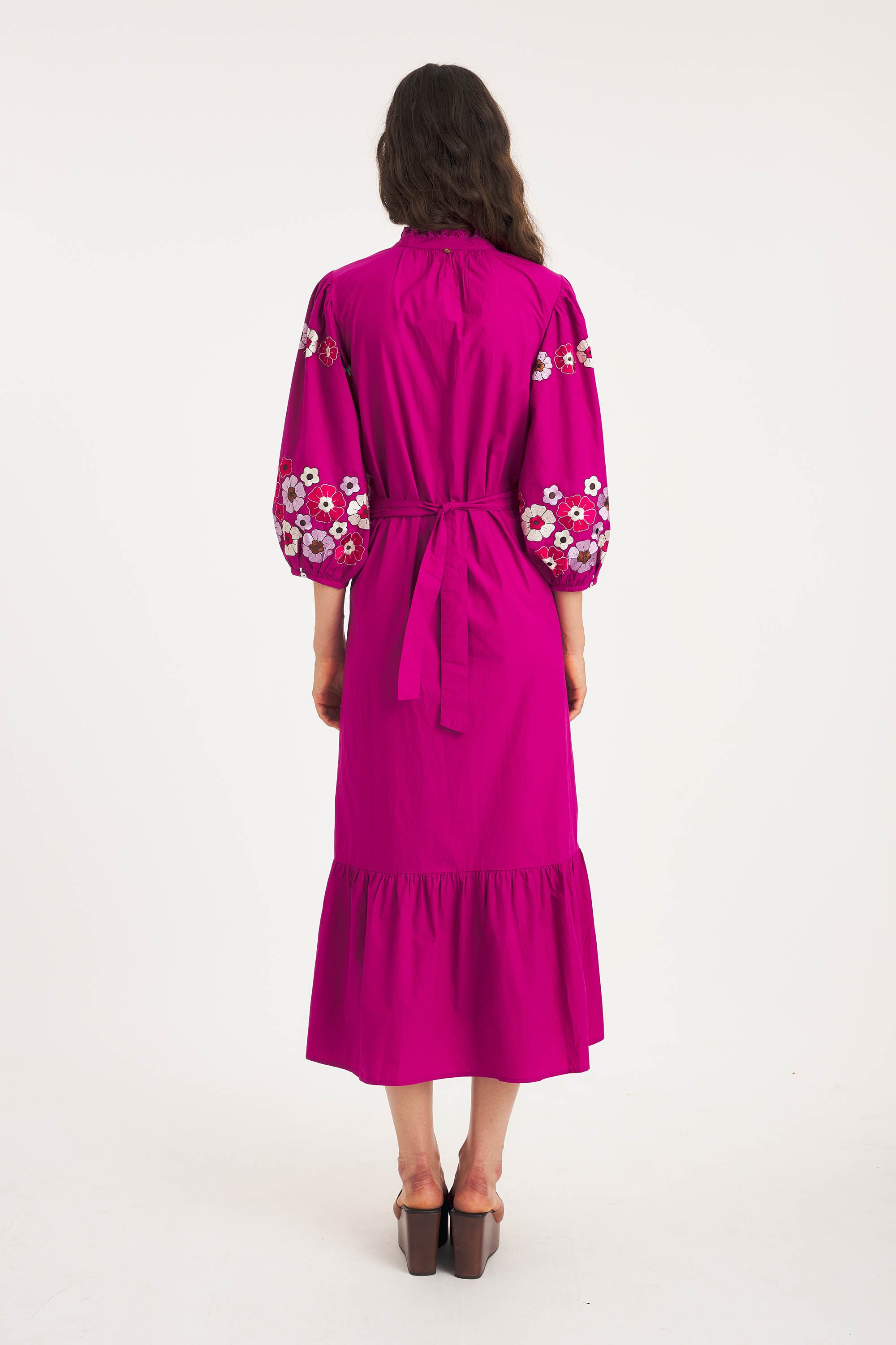 Amantina embroidered maxi dress