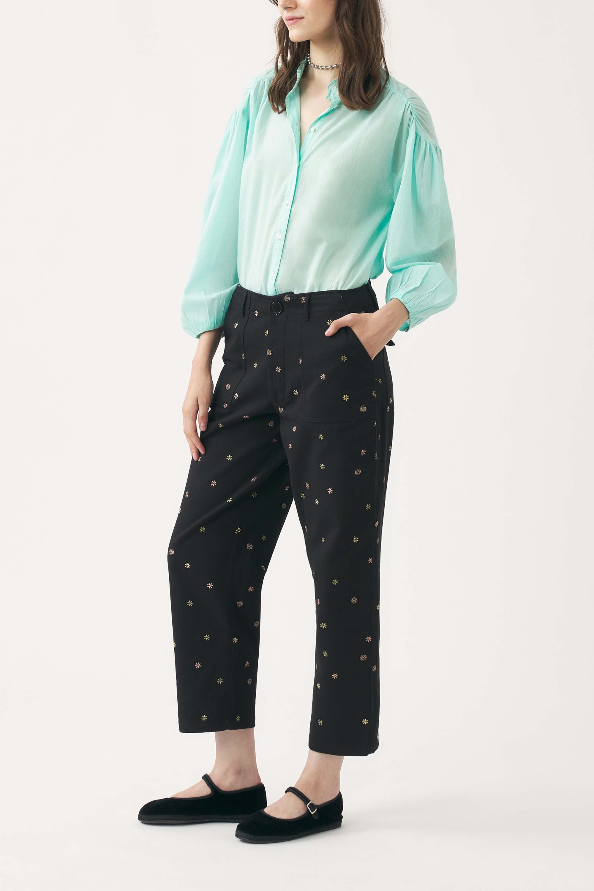 Cotton voile blouse Anna