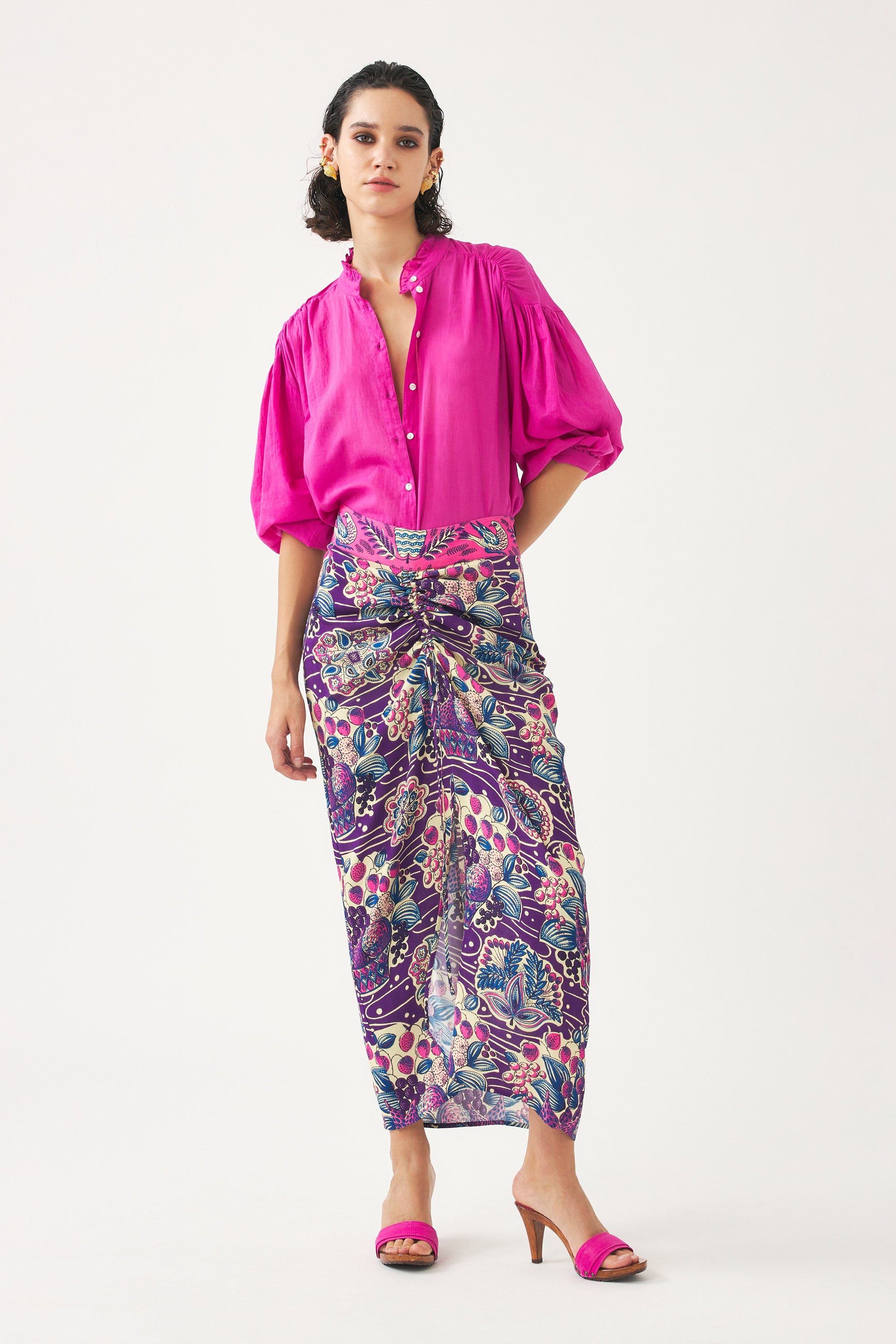 Cotton voile blouse Anna