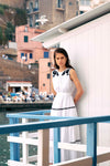Langes besticktes Kleid Dalli