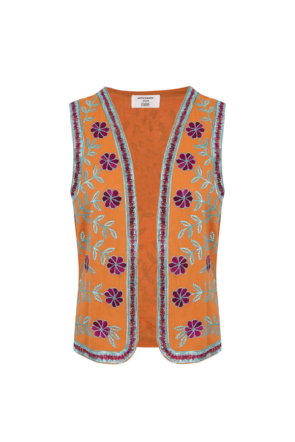 Gilet ricamato Ary