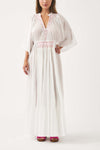 Robe longue à volants Ayo