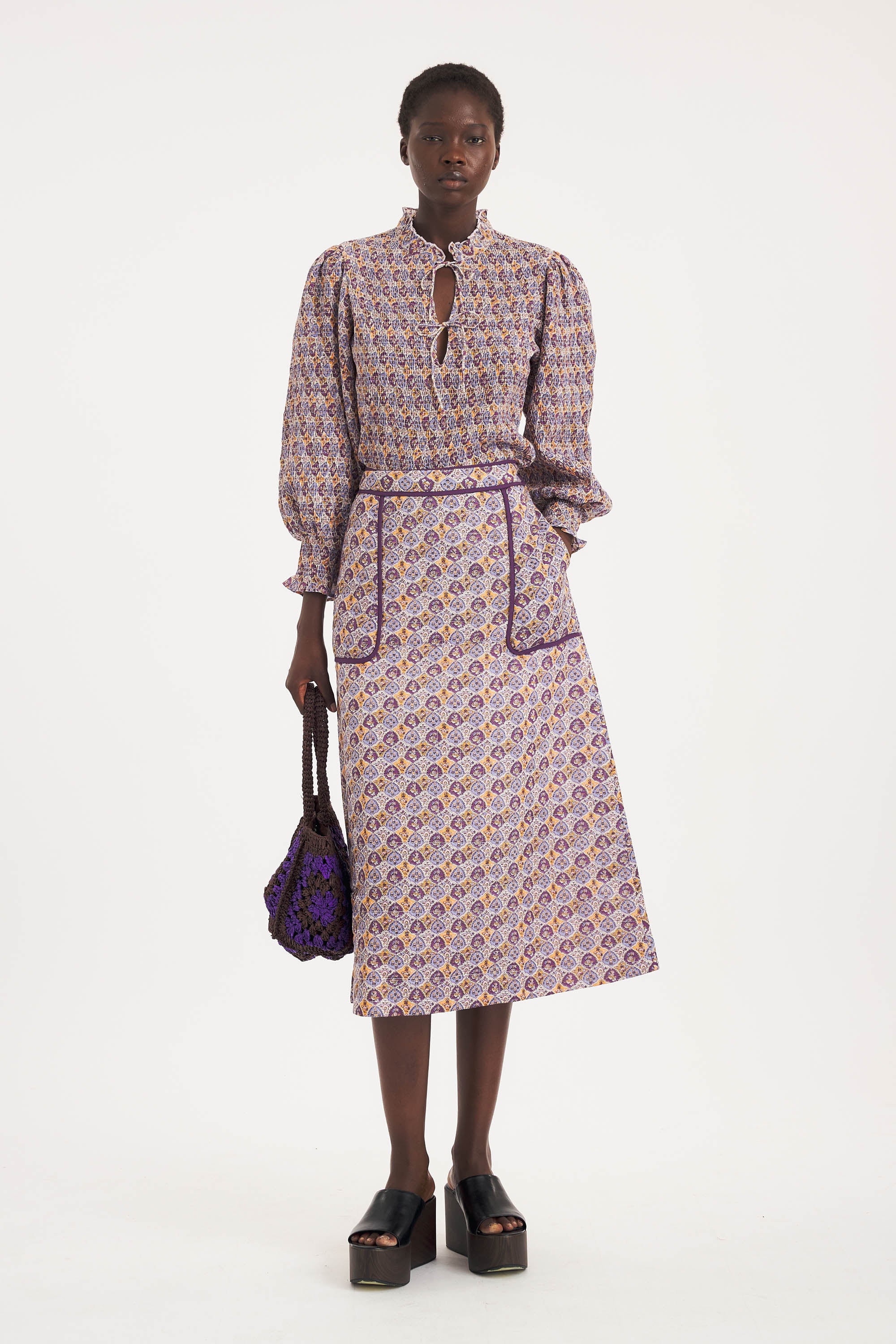 Blouse smockée Kayla