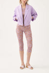 Veste brodée de fleurs Kimi