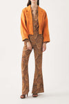 Veste brodée de fleurs Kimi