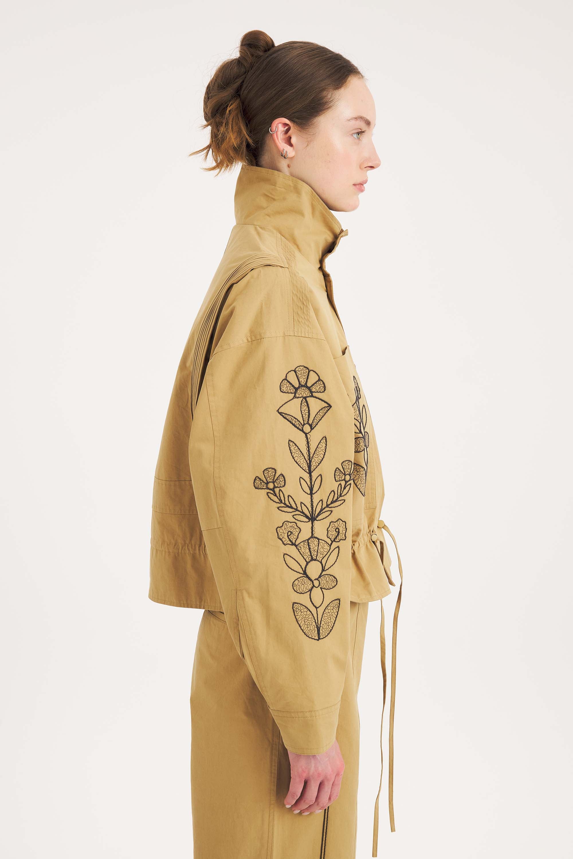 Maria Jacket – Embroidered Cotton Poplin | Antik Batik