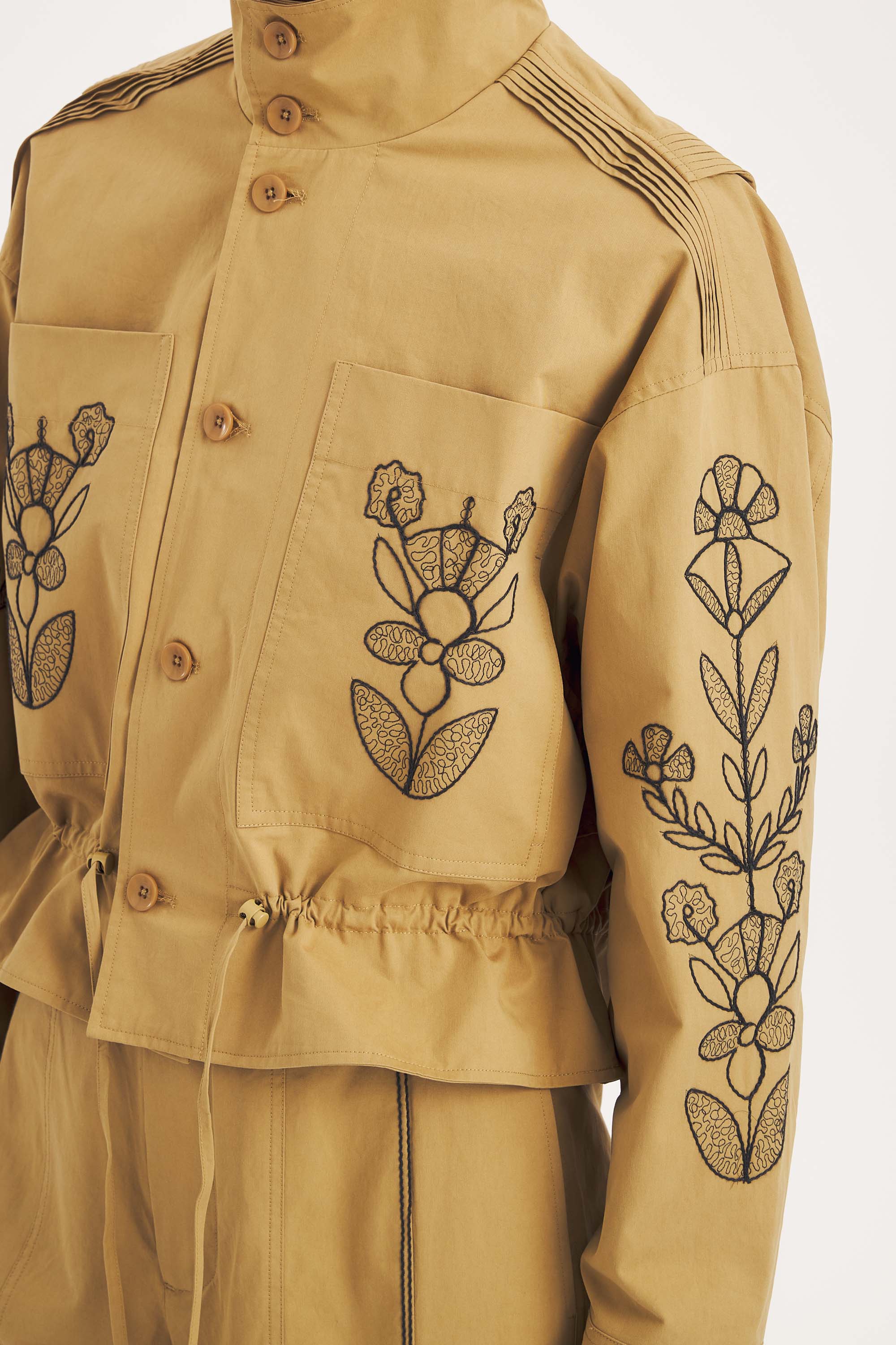 Maria Jacket – Embroidered Cotton Poplin | Antik Batik