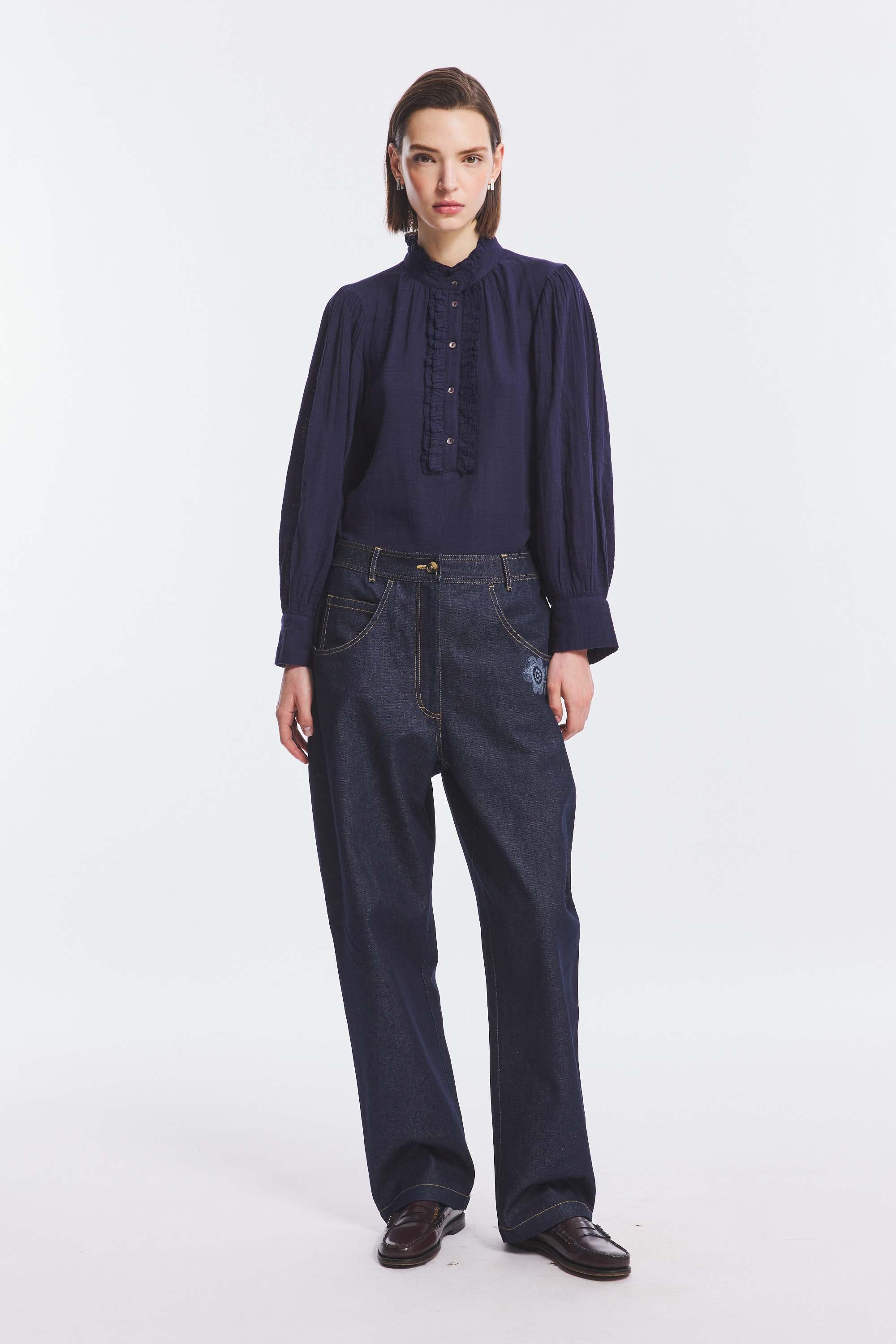 MAYNARD1BLO-NAVY