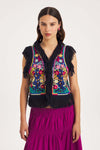 Rainbow Embroidered Vest
