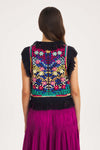 Rainbow Embroidered Vest