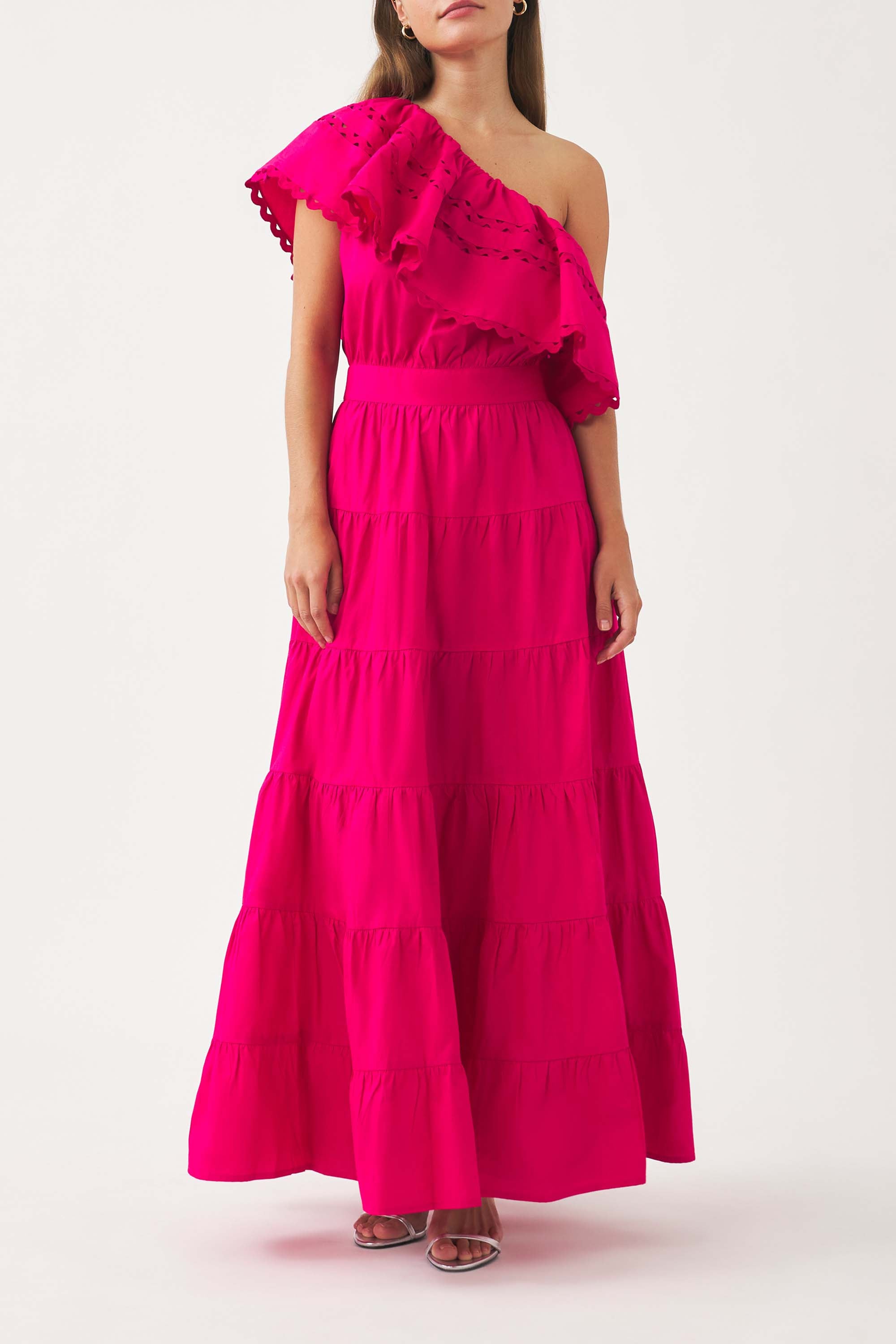 Asymmetrical maxi dress Rodo
