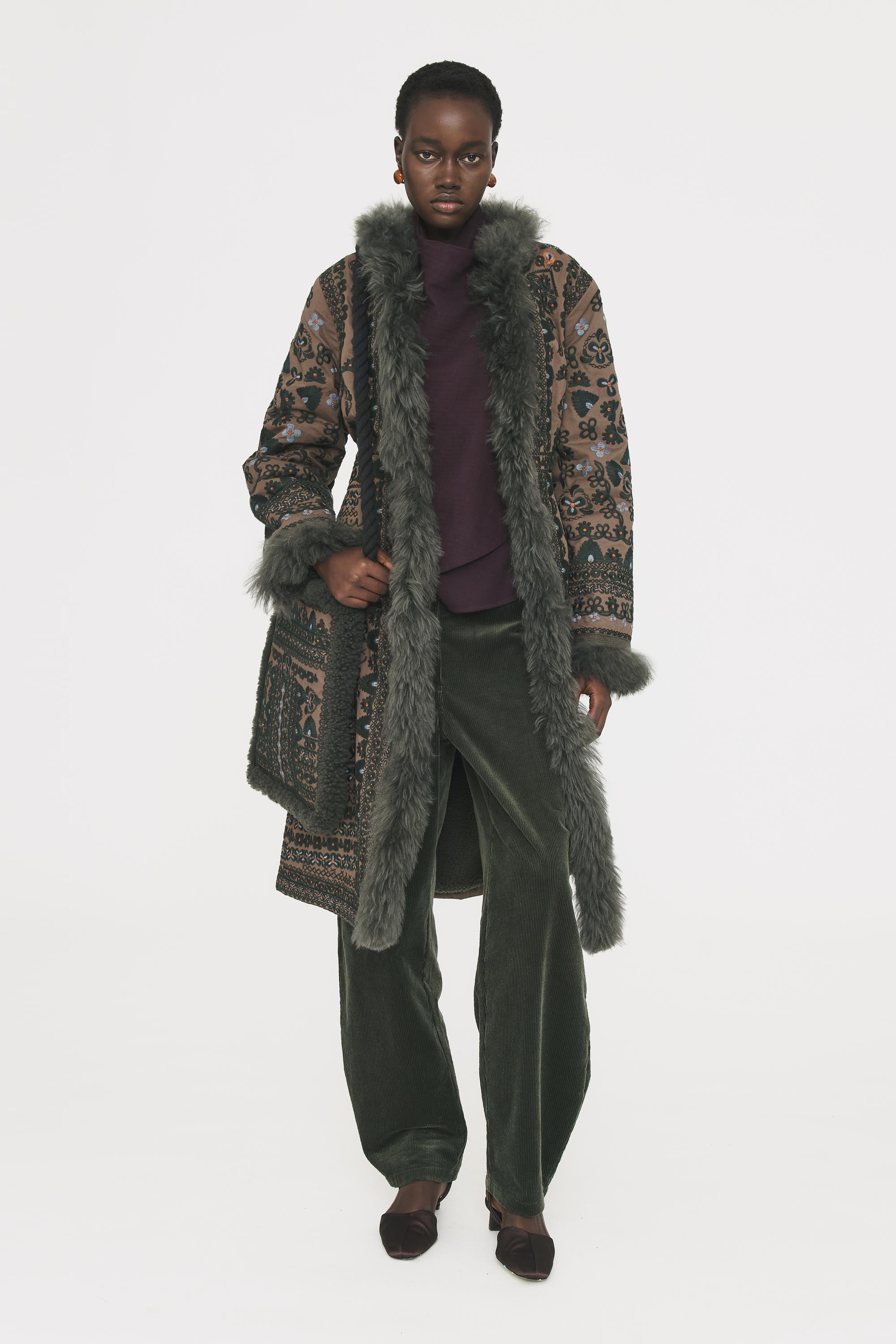 Cappotto in pelliccia Sandora