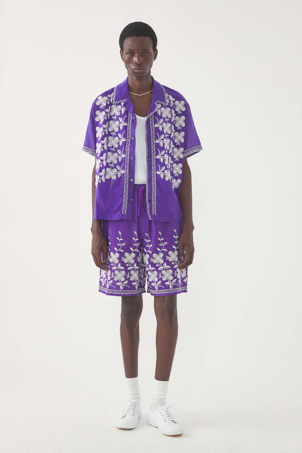 Bestickte Shorts Suzane